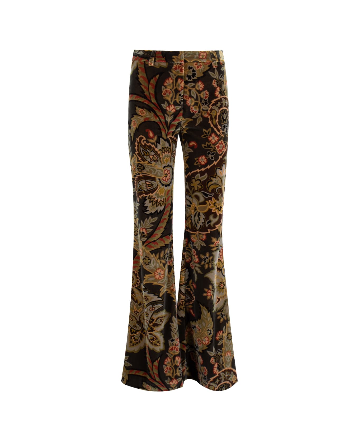 Etro Paisley Flared Trousers - Multicolour