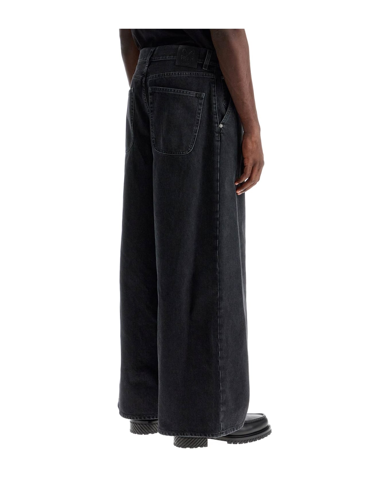 Off-White Wide Five-pocket Jeans With Spacious - VINTAGE BLACK - NO COLOR (Blue)