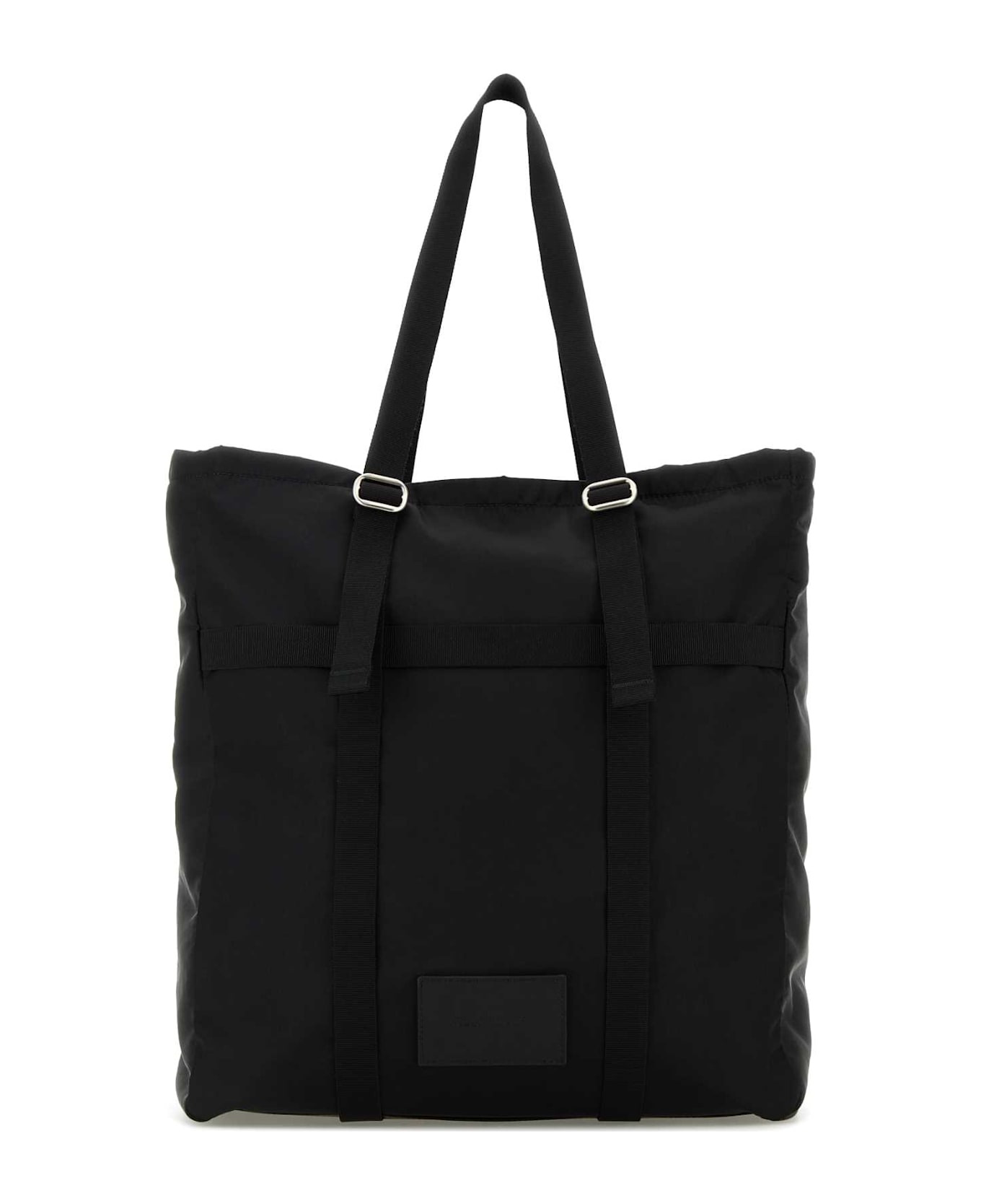 Jil Sander Black Fabric Shopping Bag - 001