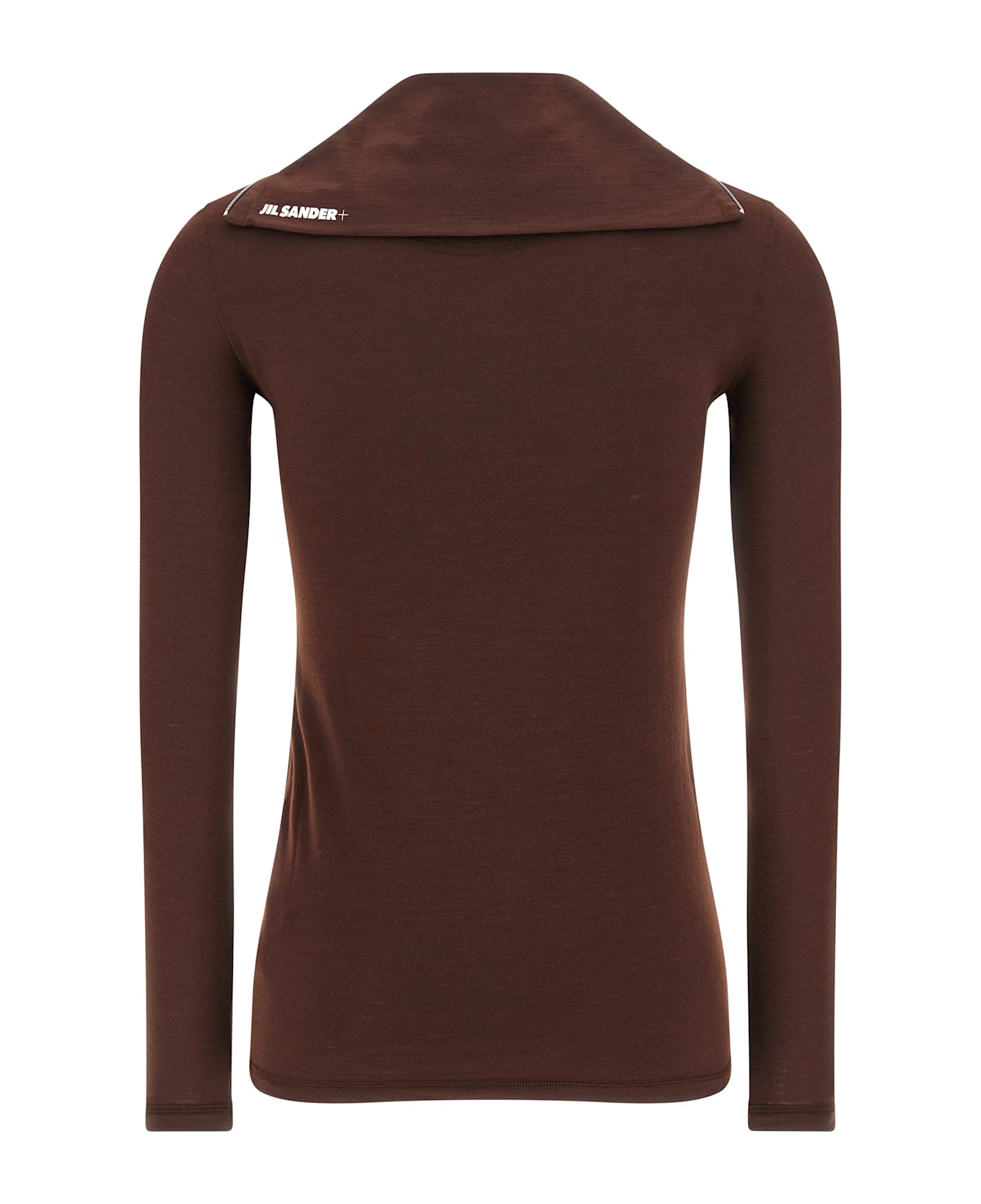 Jil Sander Half-zip T-shirt - Bordeaux