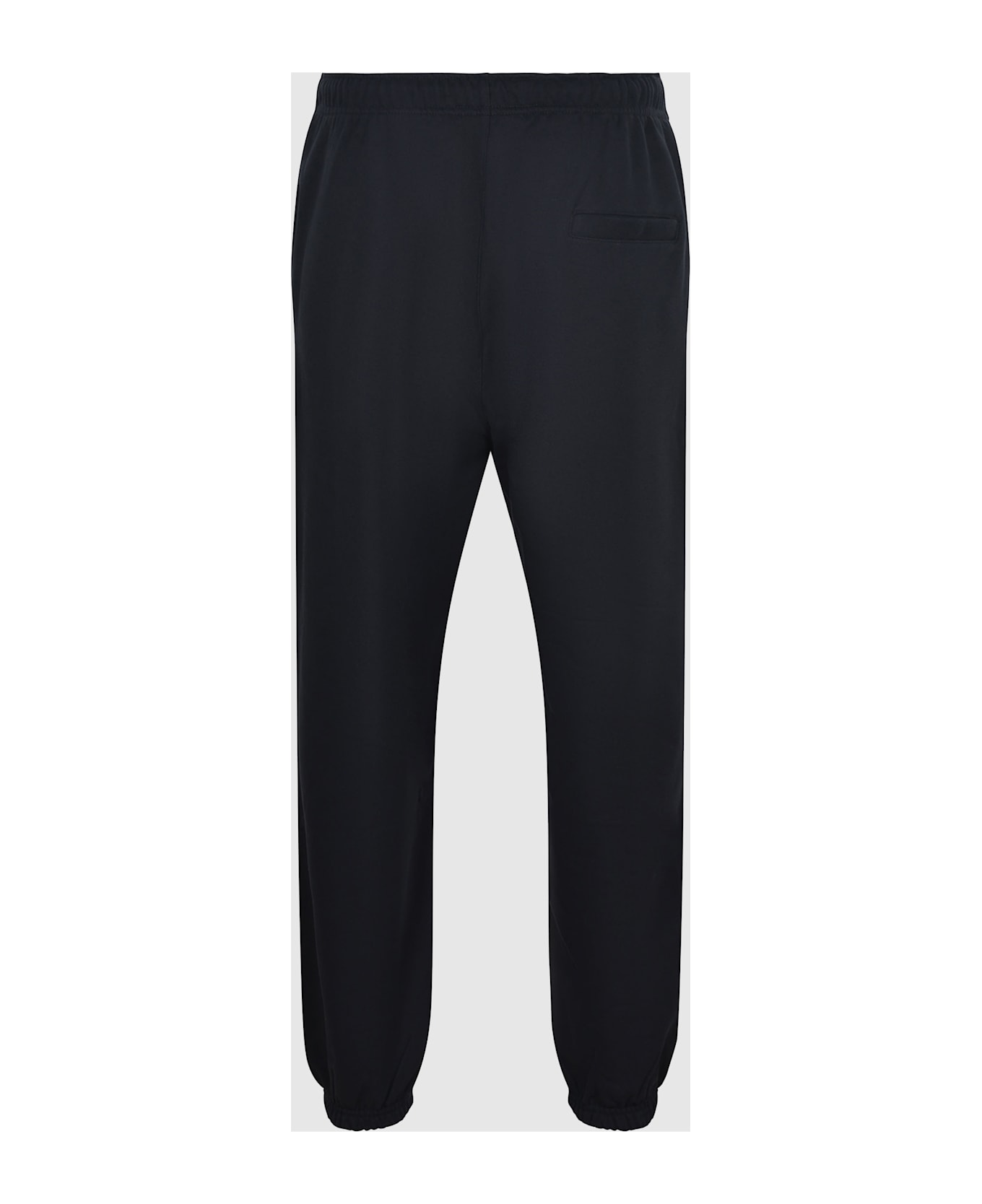 Y-3 Black Track Cotton Pants - Black