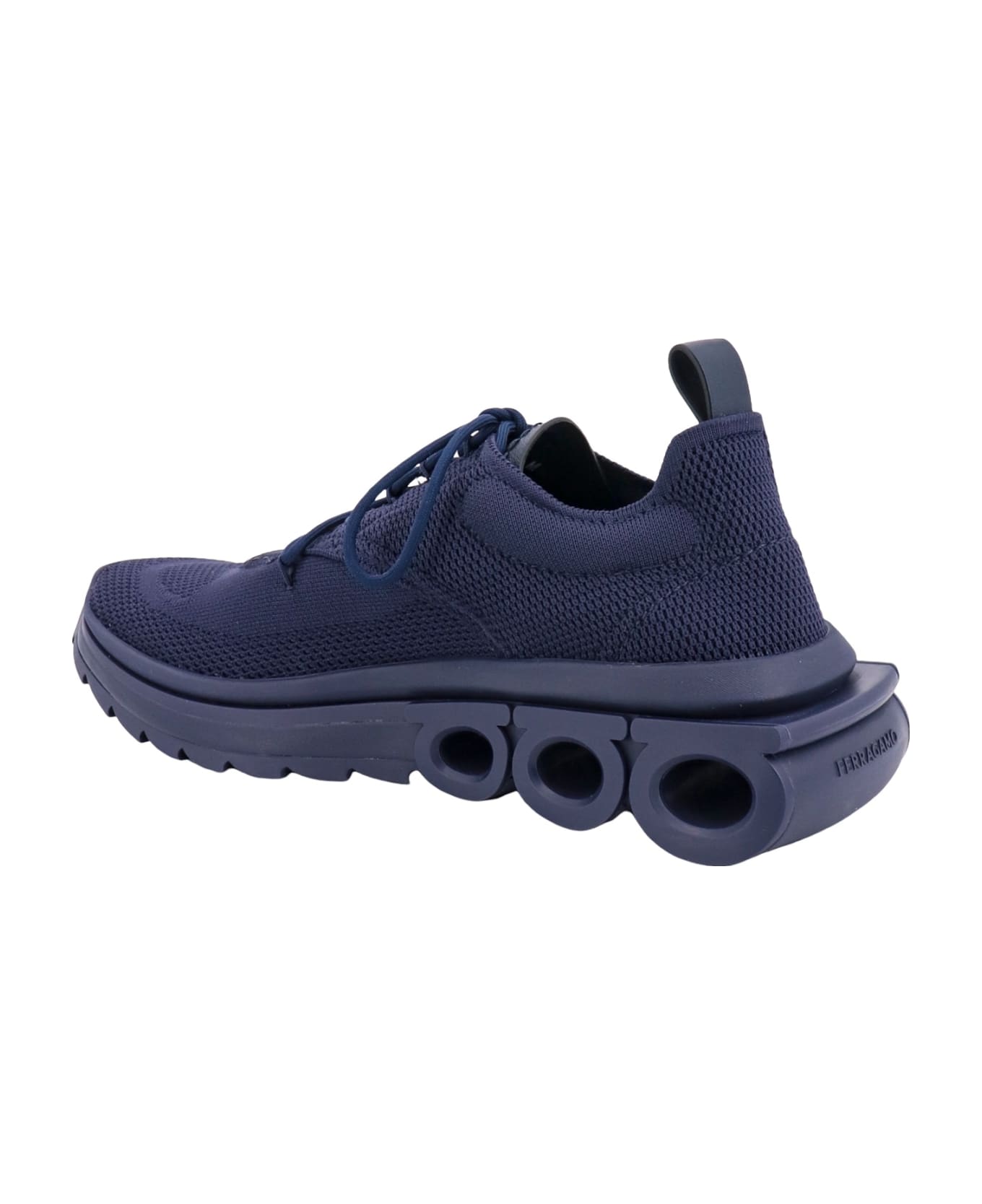 Ferragamo Nima Knit Sneakers - Blue