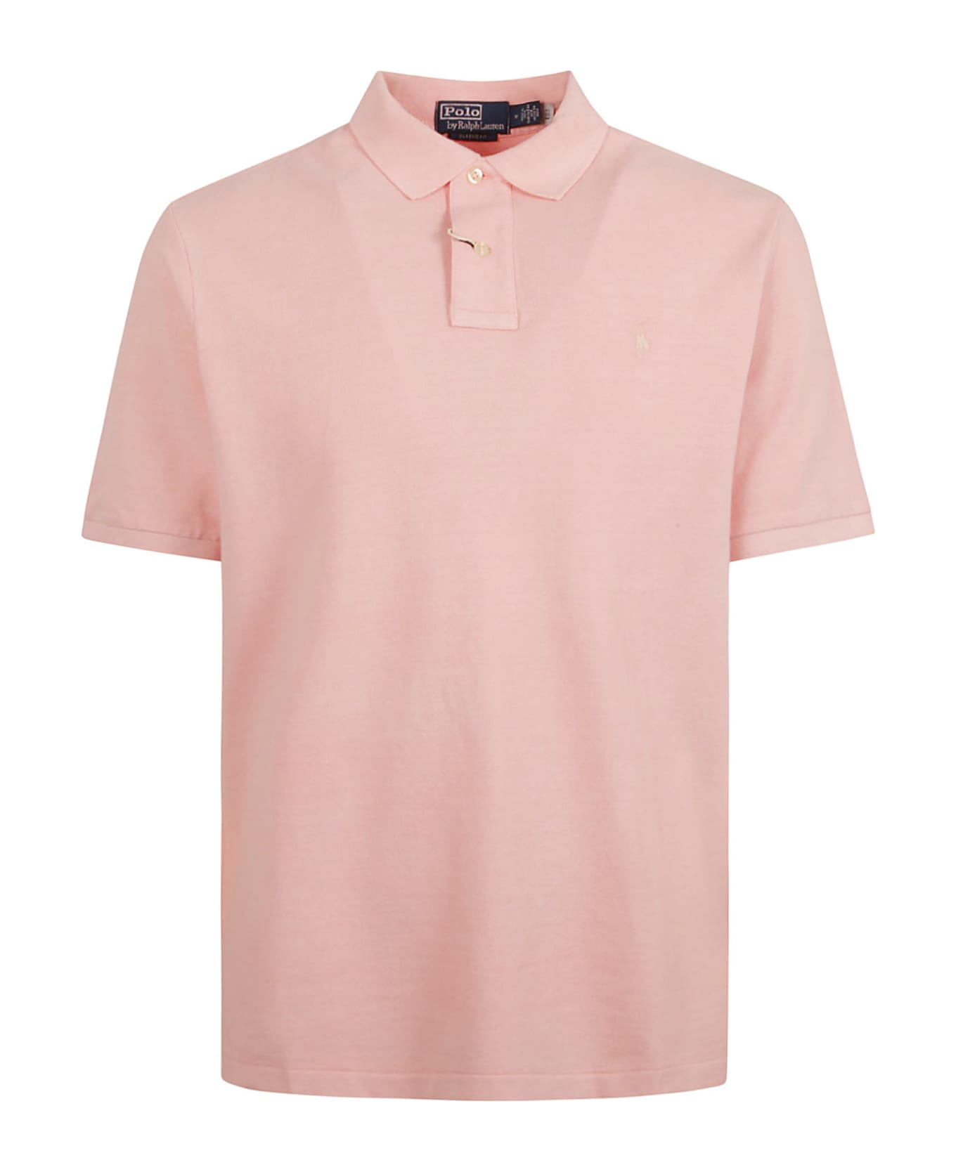 Ralph Lauren Logo Embroidered Polo Shirt - Pink シャツ