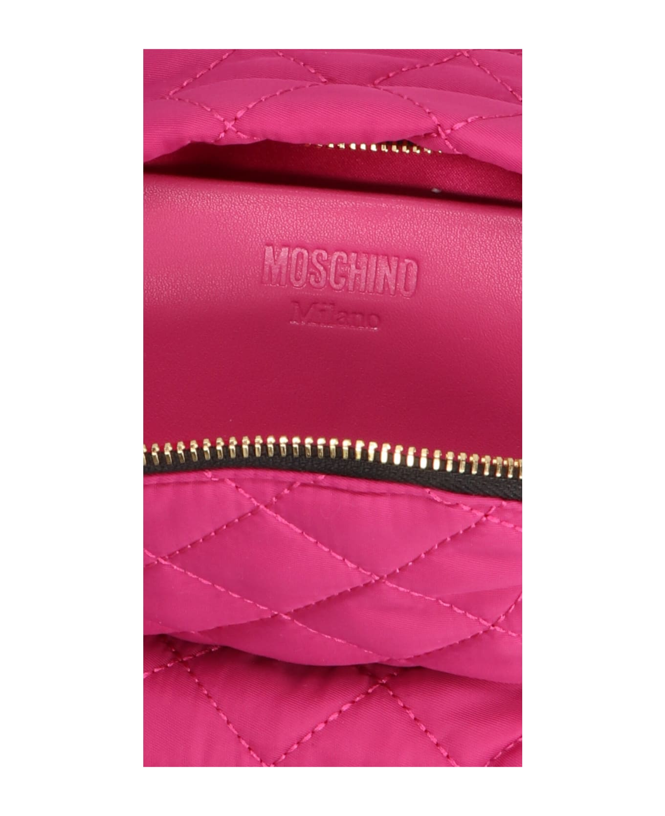 Moschino Logo Mini Backpack - Fuchsia