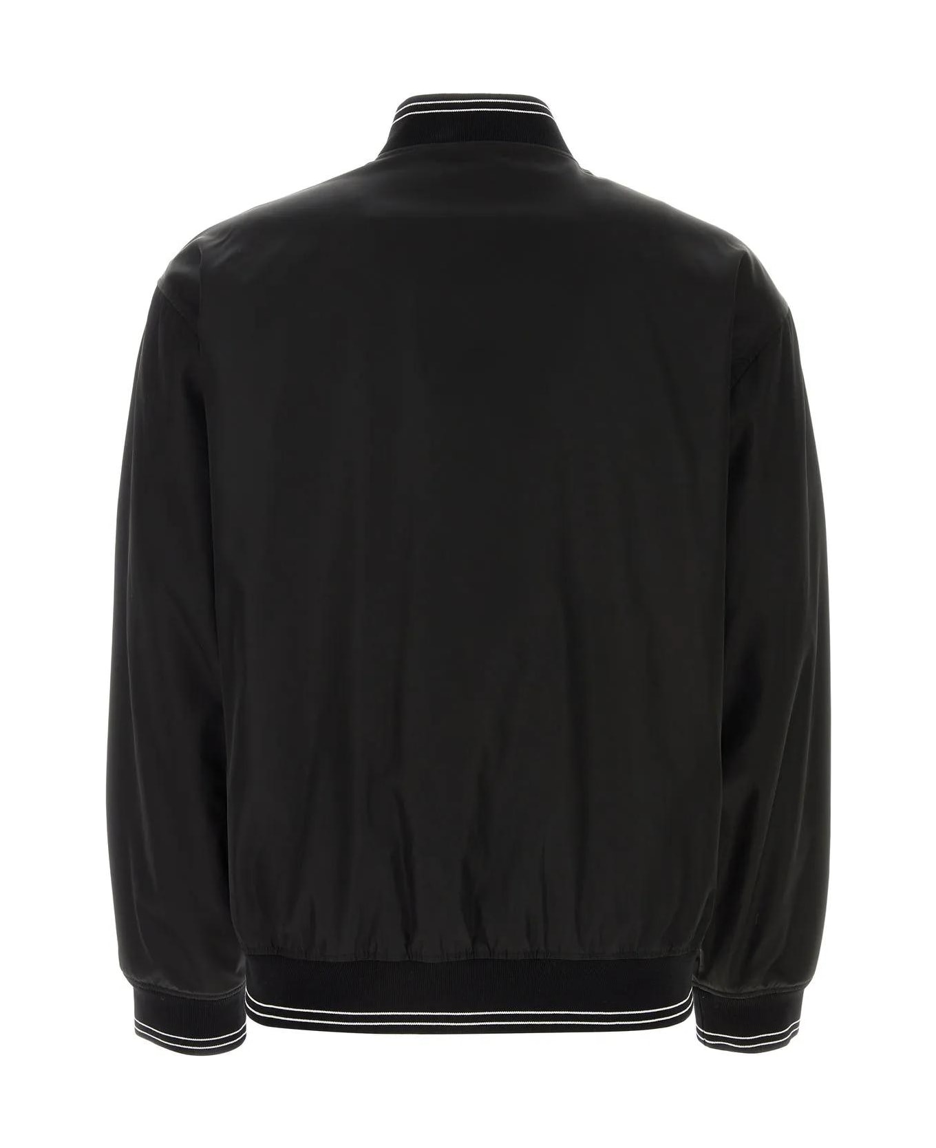 Prada Black Re-nylon Reversible Bomber Jacket - NERONERO