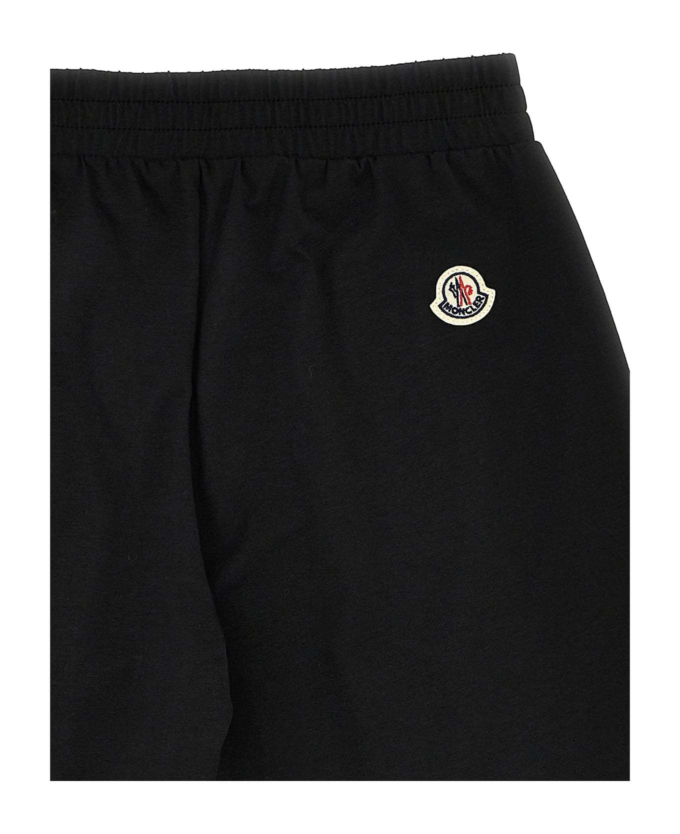 Moncler Logo Patch Bermuda Shorts - Black  