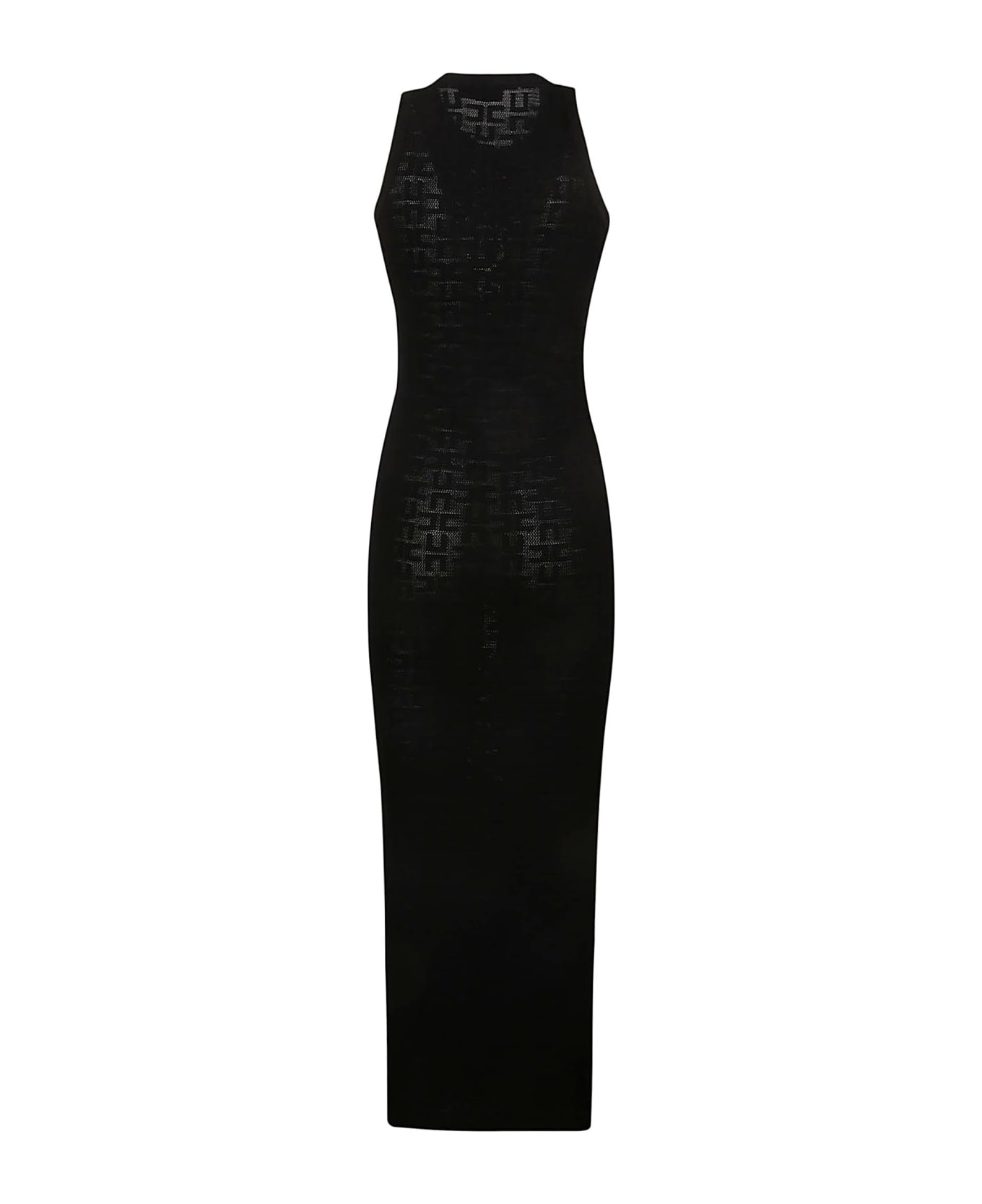 Elisabetta Franchi Long Dress - Nero ワンピース＆ドレス