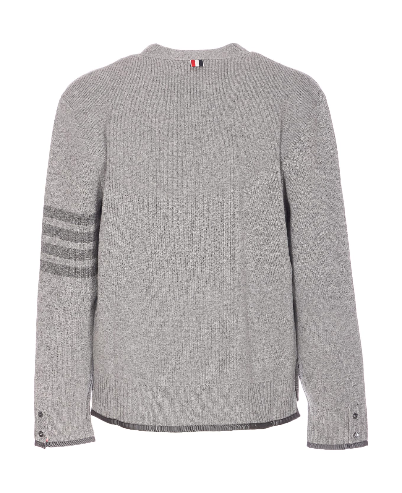 Thom Browne 4bar Cardigan - Grey