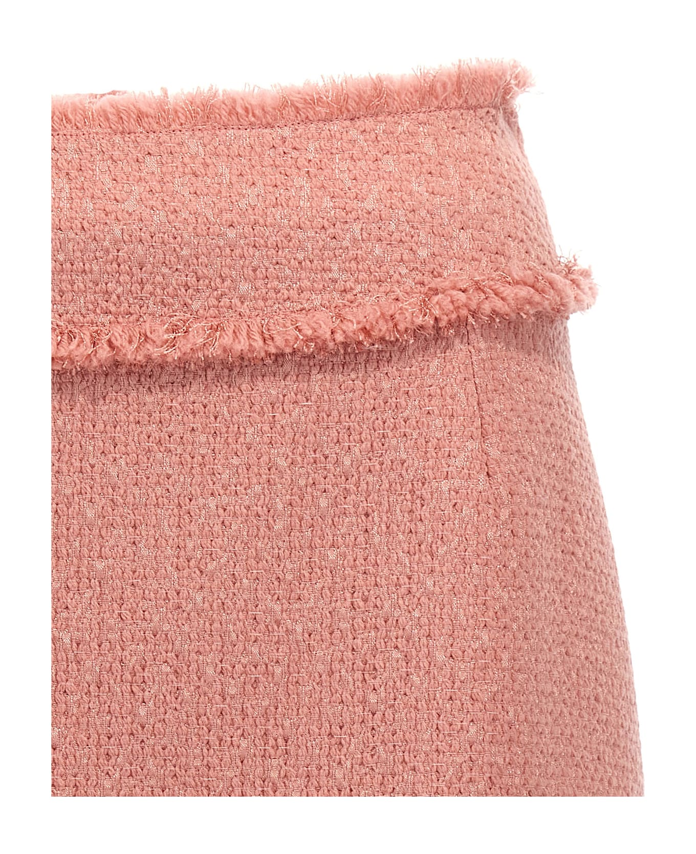 Dolce 
Gabbana Tweed Mini Skirt - Rosa Polvere