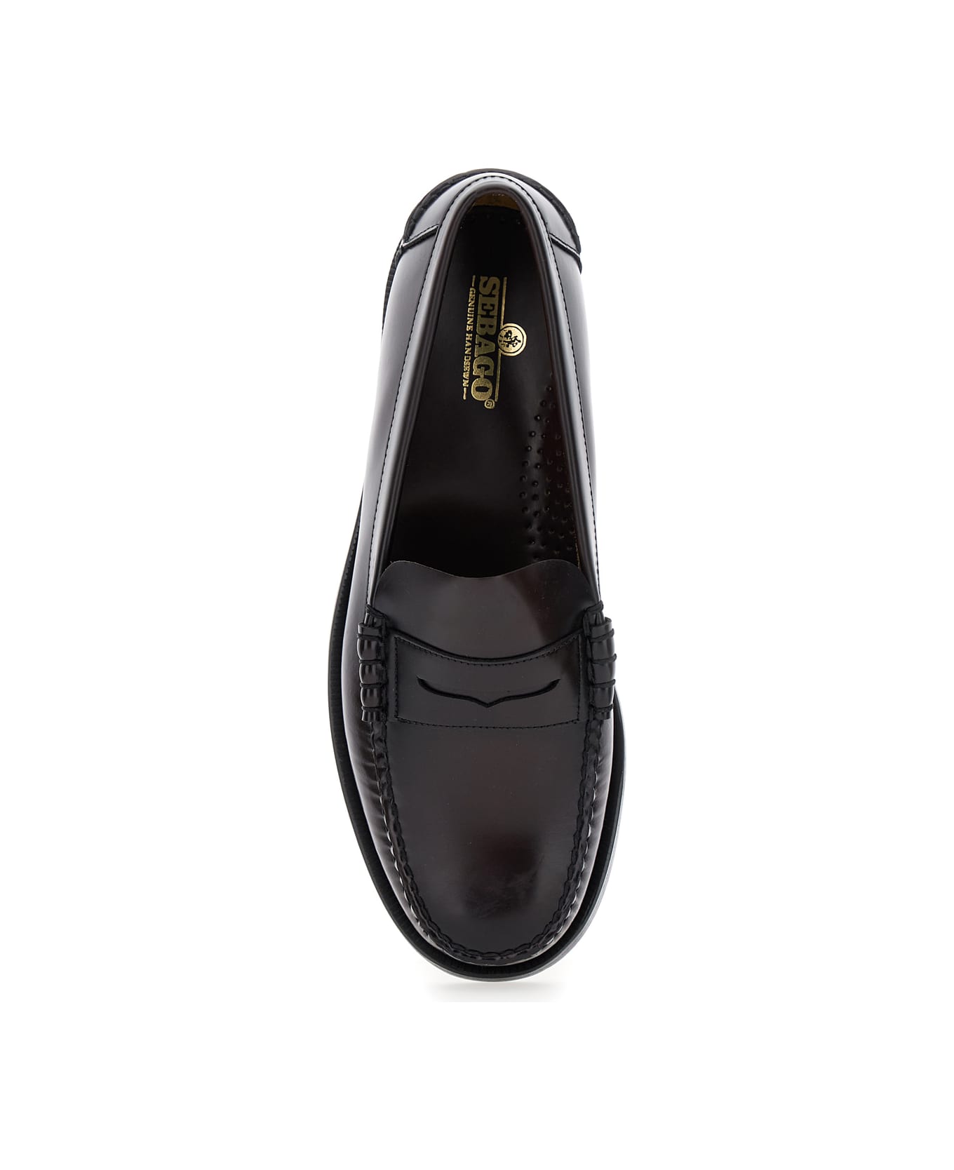 Sebago Bordeaux Pull-on Loafers In Leather Man - Bordeaux