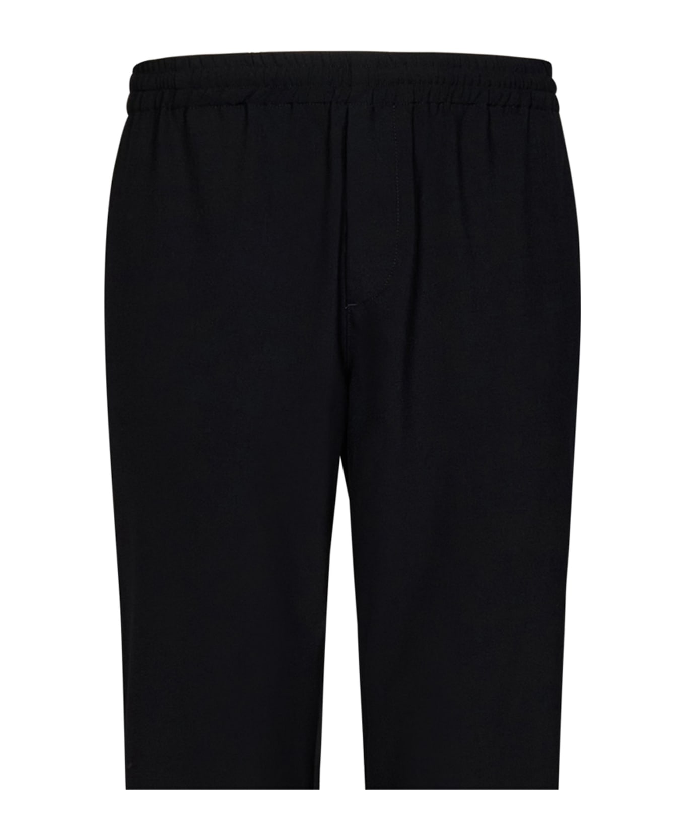 Off-White Ow Emb Wool Lounge Trousers - black