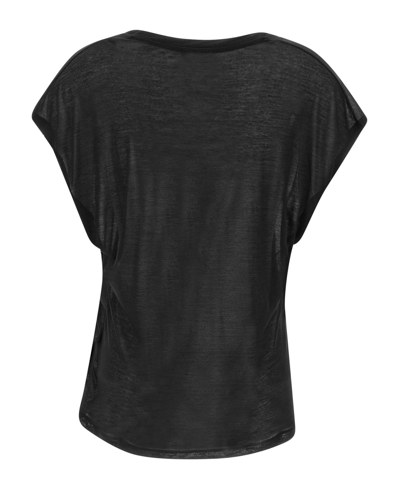 Dondup Modal T-shirt T-shirt - BLACK Tシャツ