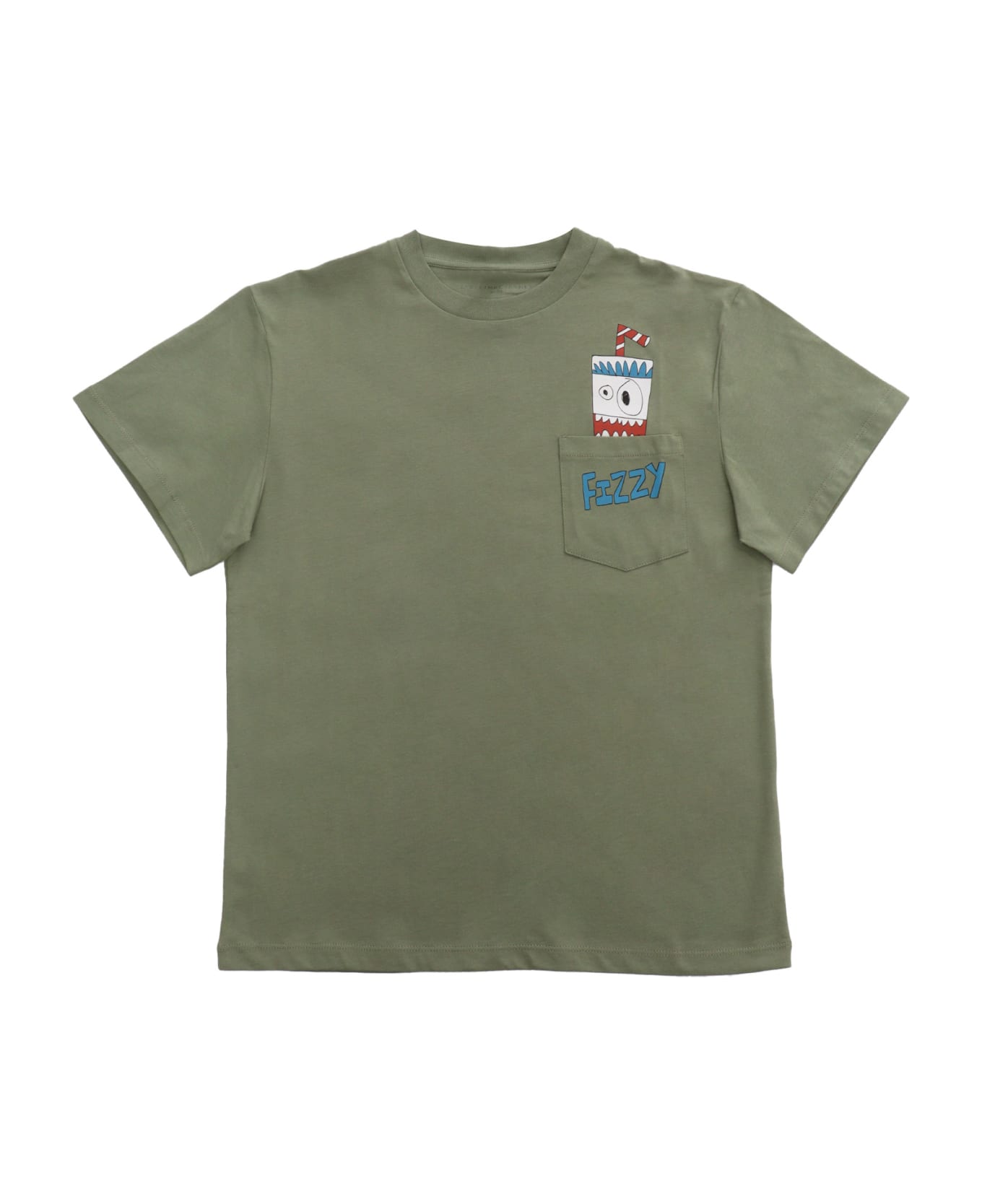 Stella McCartney Kids Military Green T-shirt - GREEN