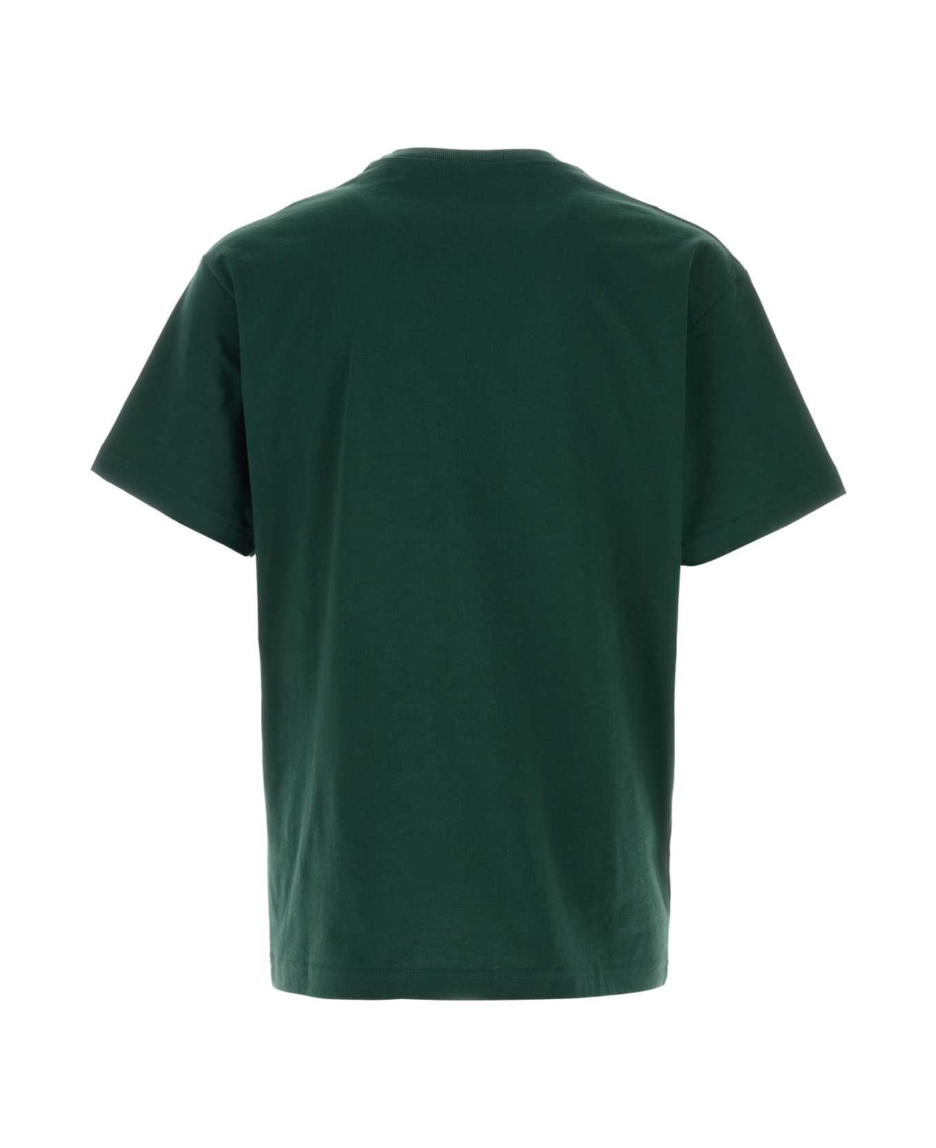 Gucci Bottle Green Cotton T-shirt - GREEN