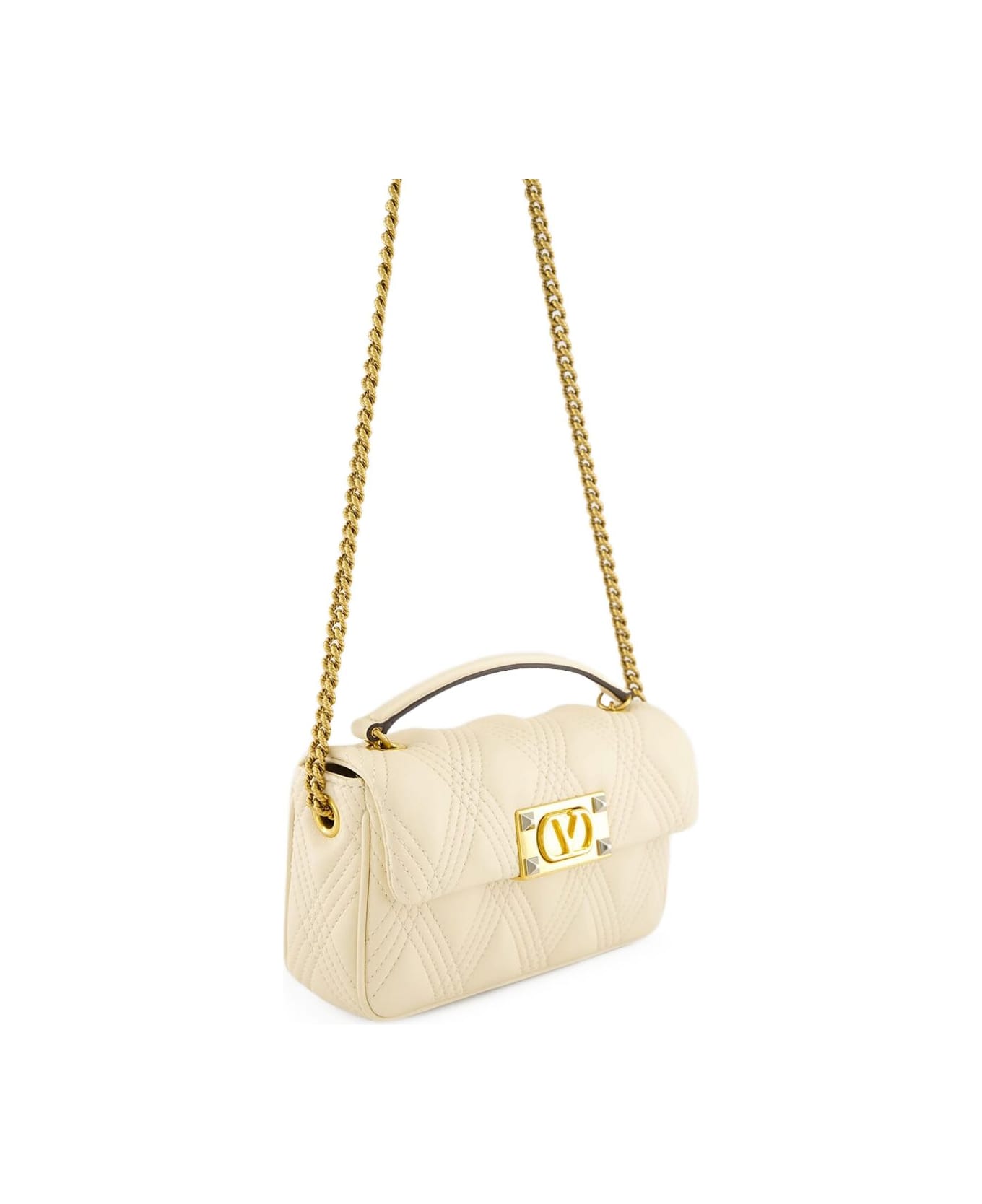 Valentino Garavani Leather Bag, - White