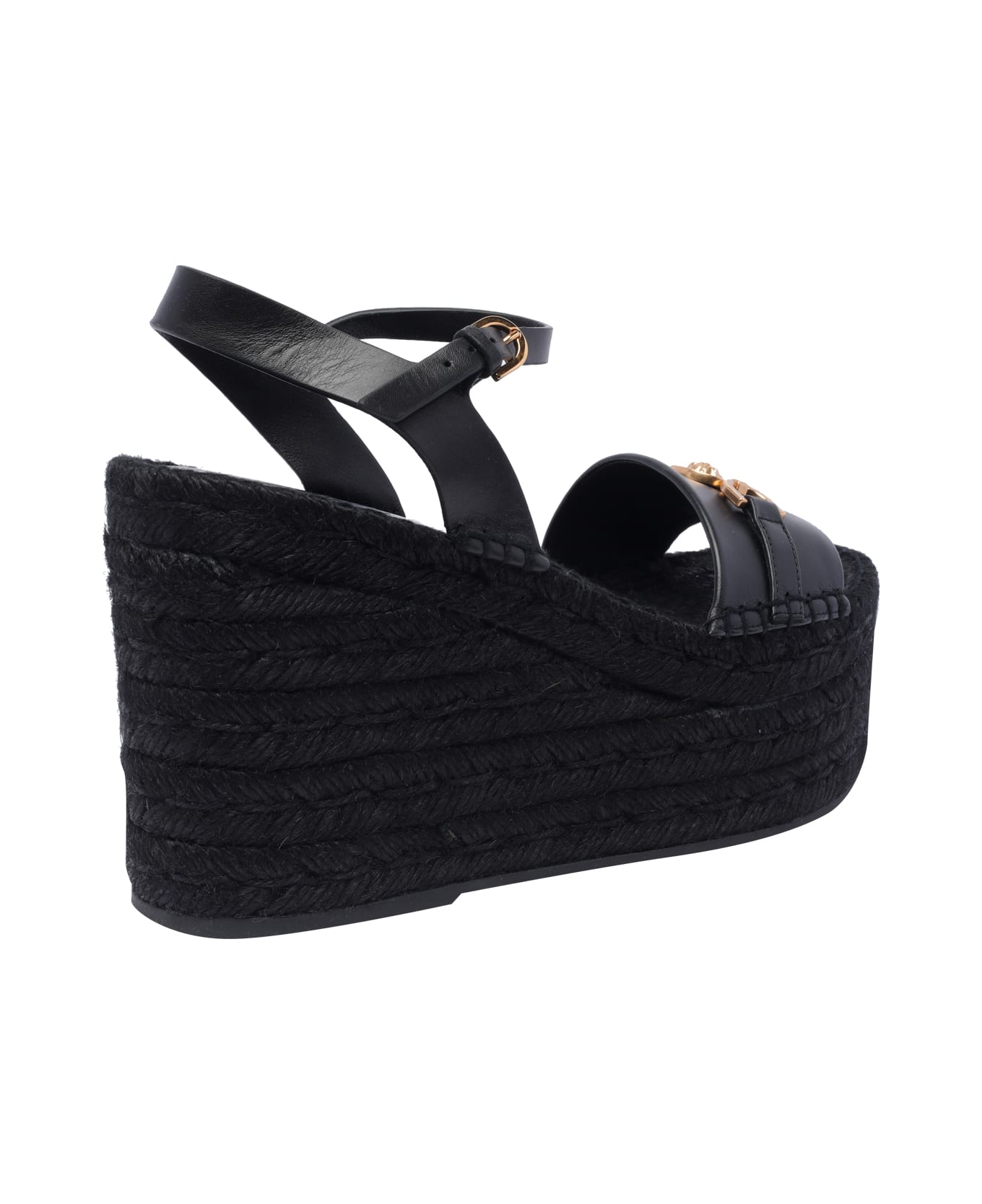 Versace Medusa '95 30 Wedged Sandals - Black