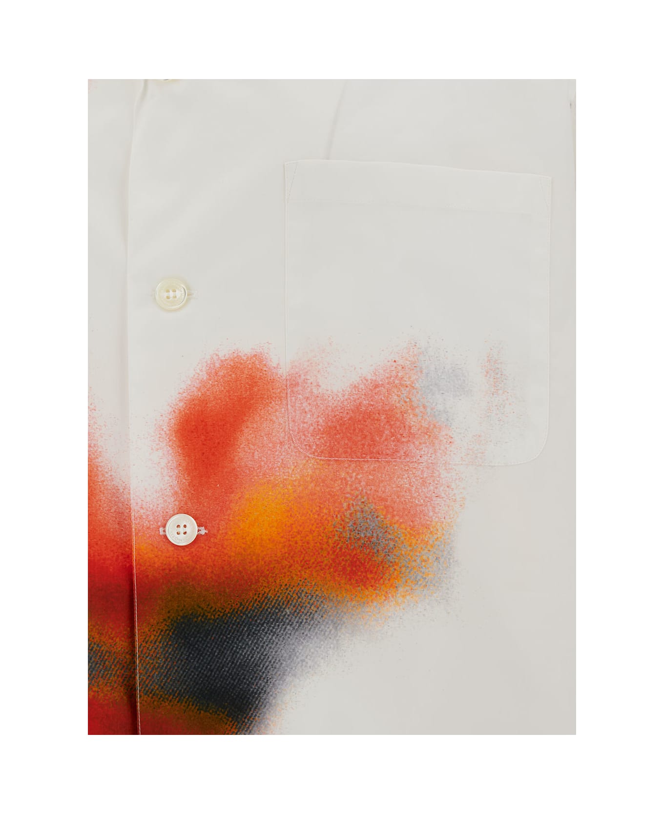 Alexander McQueen Bowling Shirt With Multicolor Print - Multicolor シャツ