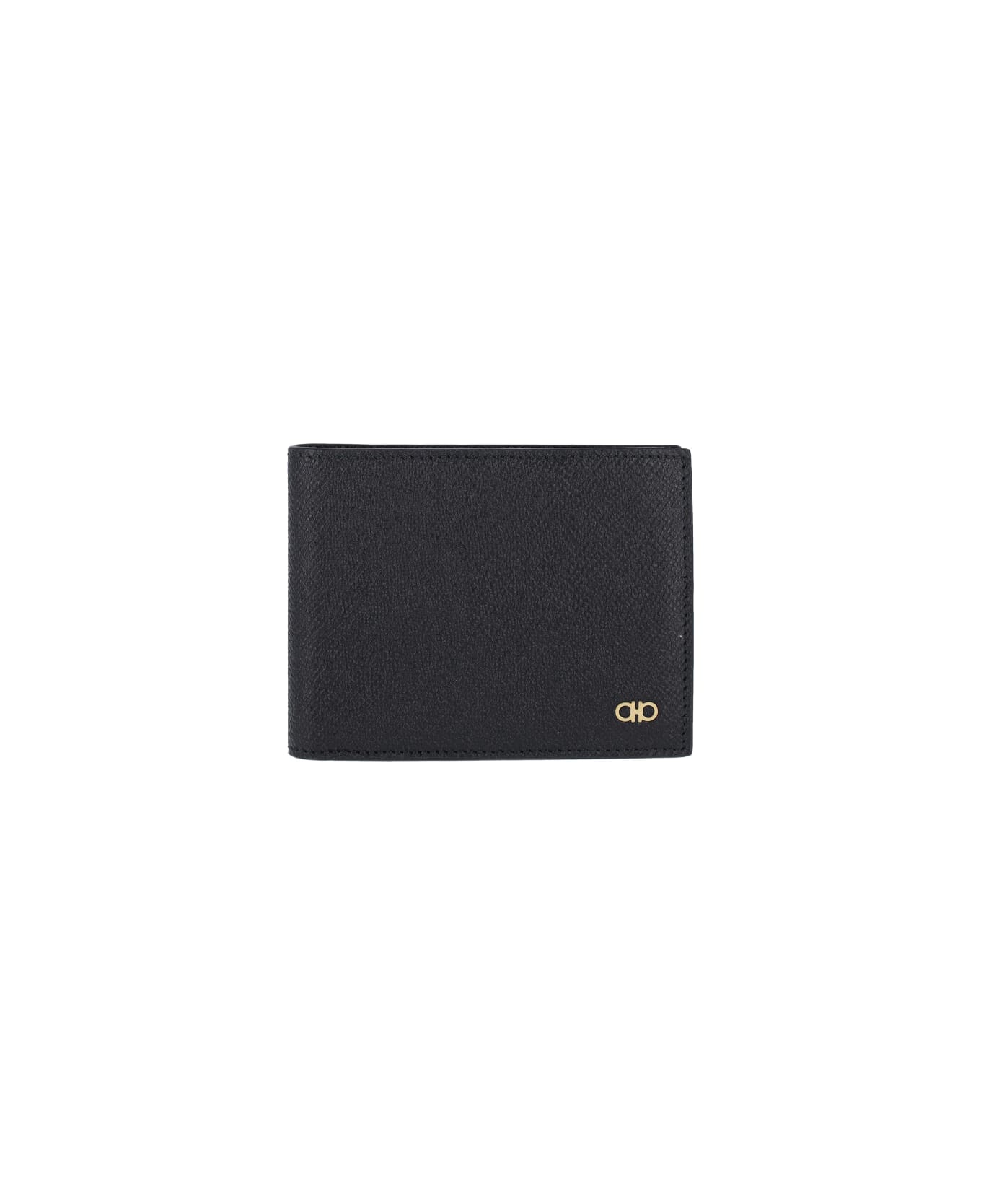 Ferragamo 
gancini
 Wallet And Keyring Set - Black  