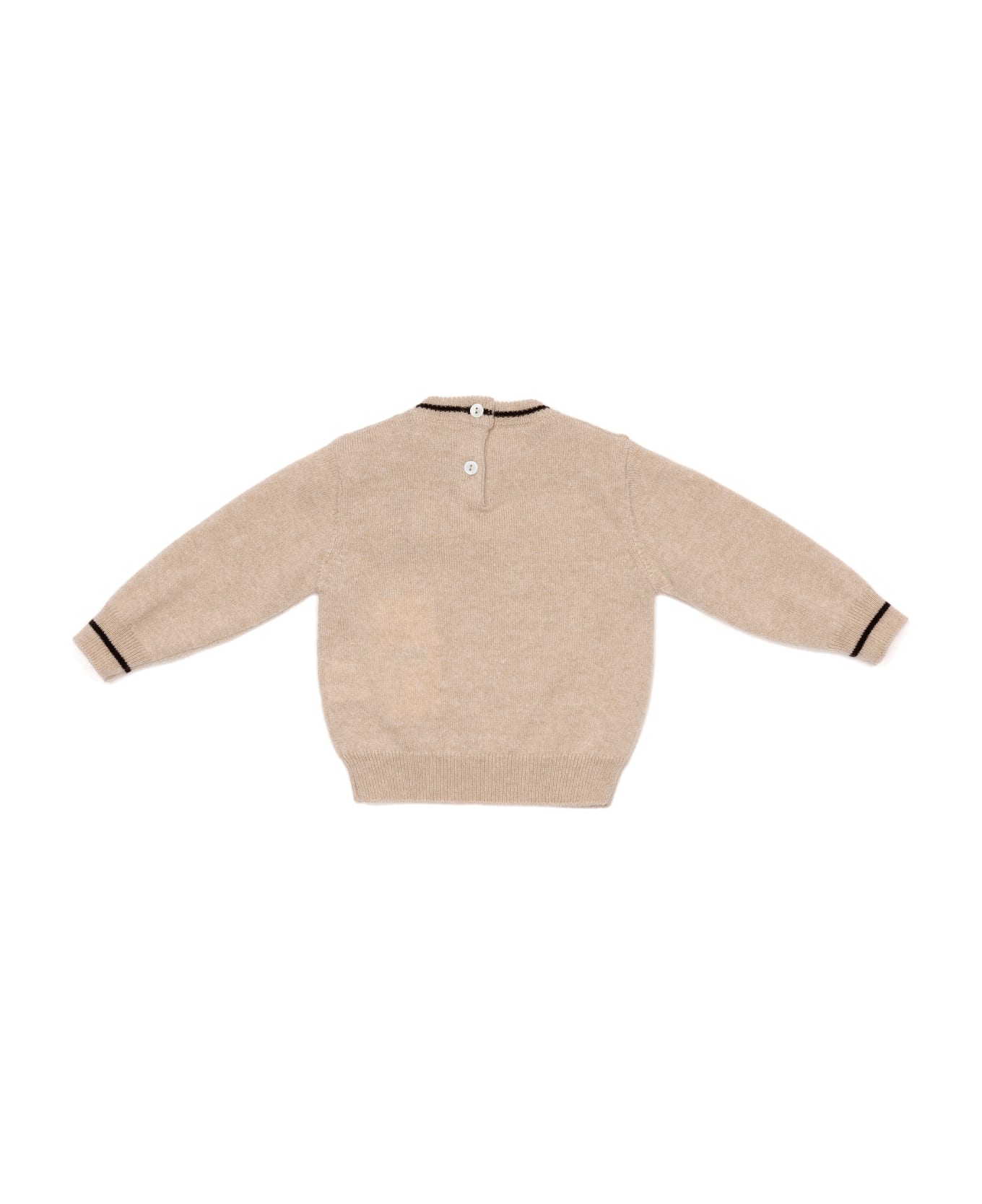Fendi Crewneck Sweater - BEIGE