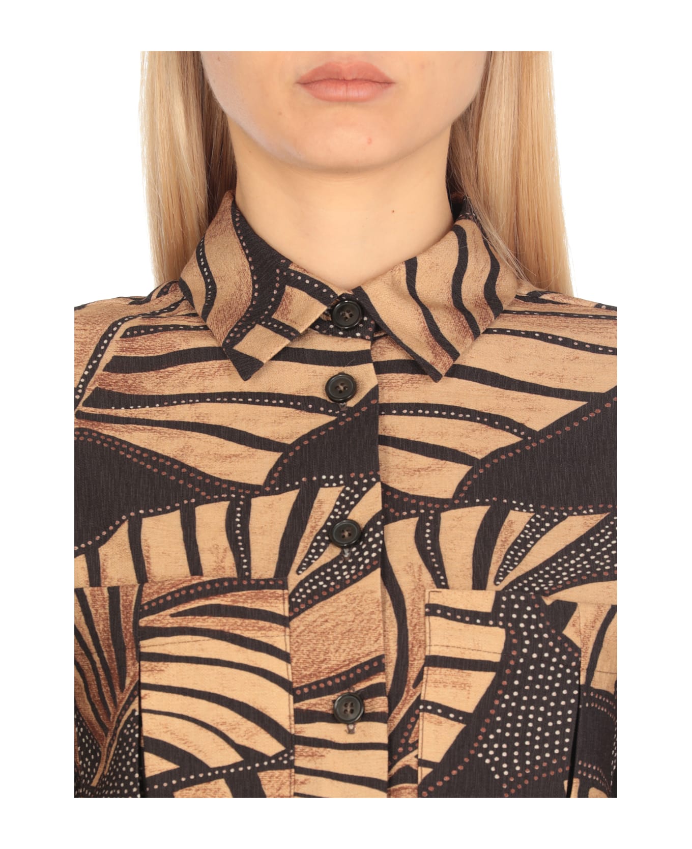 PT Torino Jumpsuit With Pattern - Brown