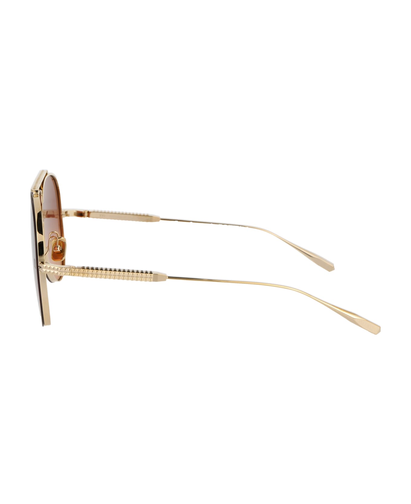 Valentino Eyewear Xvi Sunglasses - LIGHT GOLD W/ VIOLET TO ORANGE