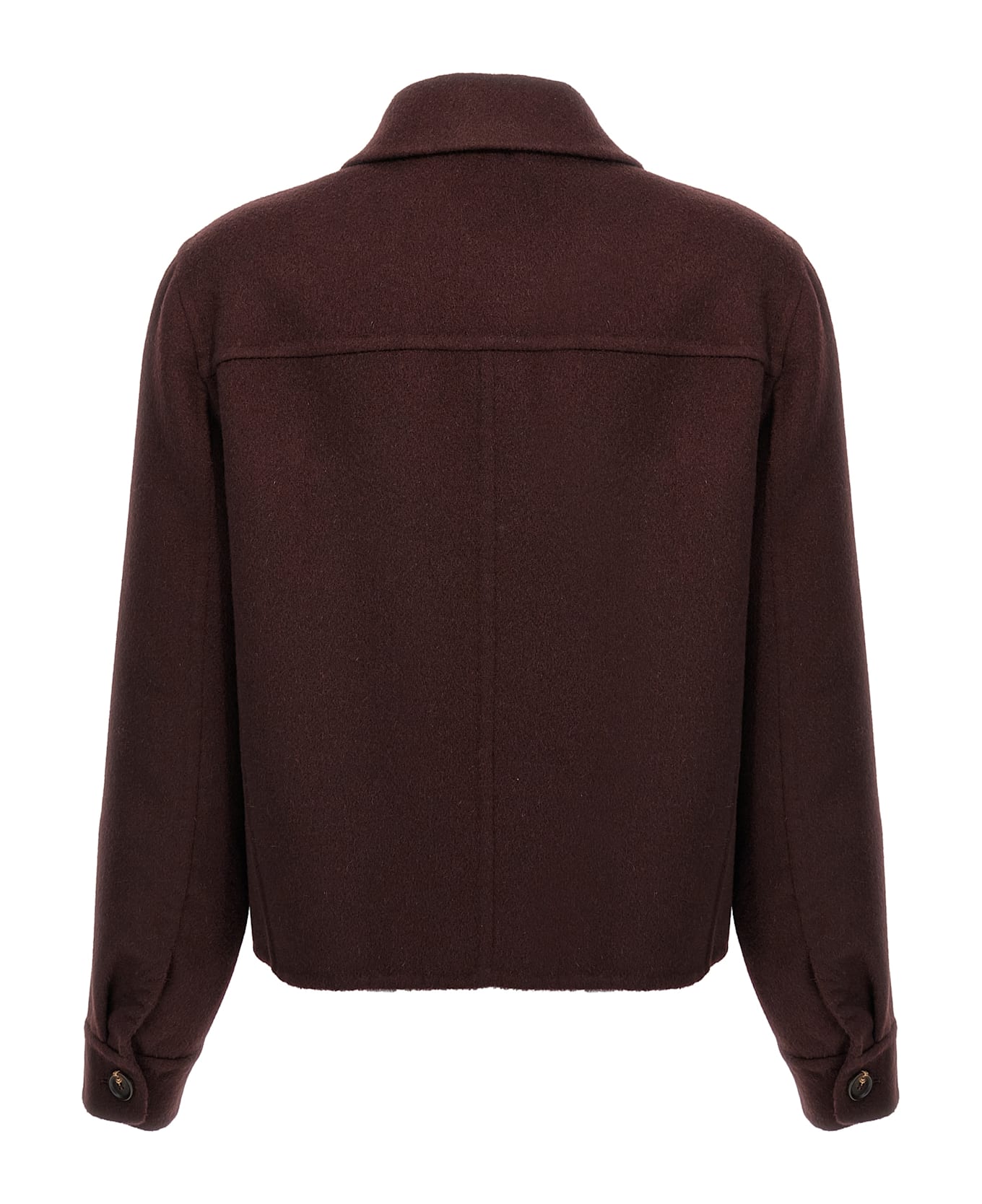 Brunello Cucinelli Monile Cashmere Coat - Bordeaux