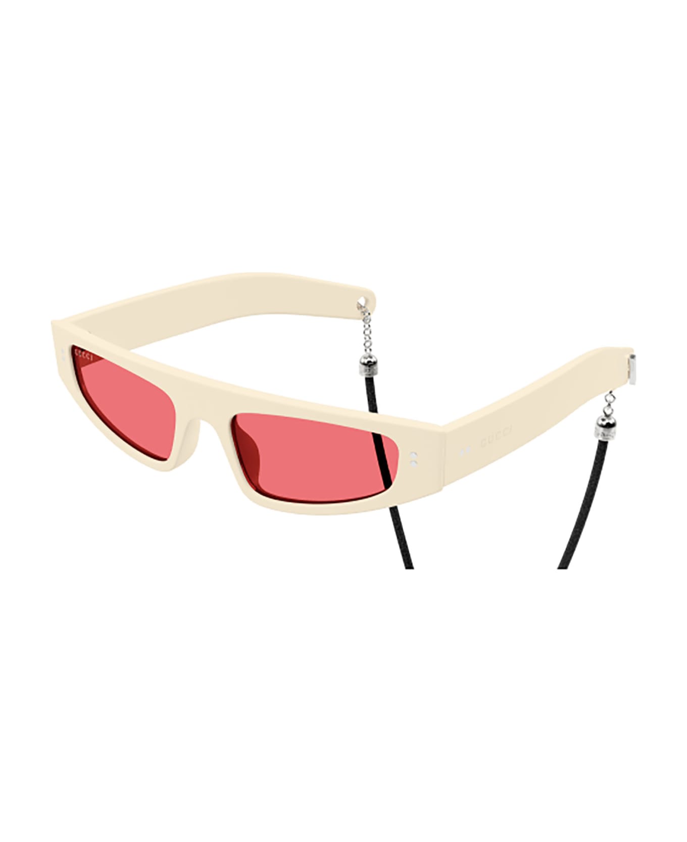 Gucci Eyewear GG1634S Sunglasses - Ivory Ivory Red