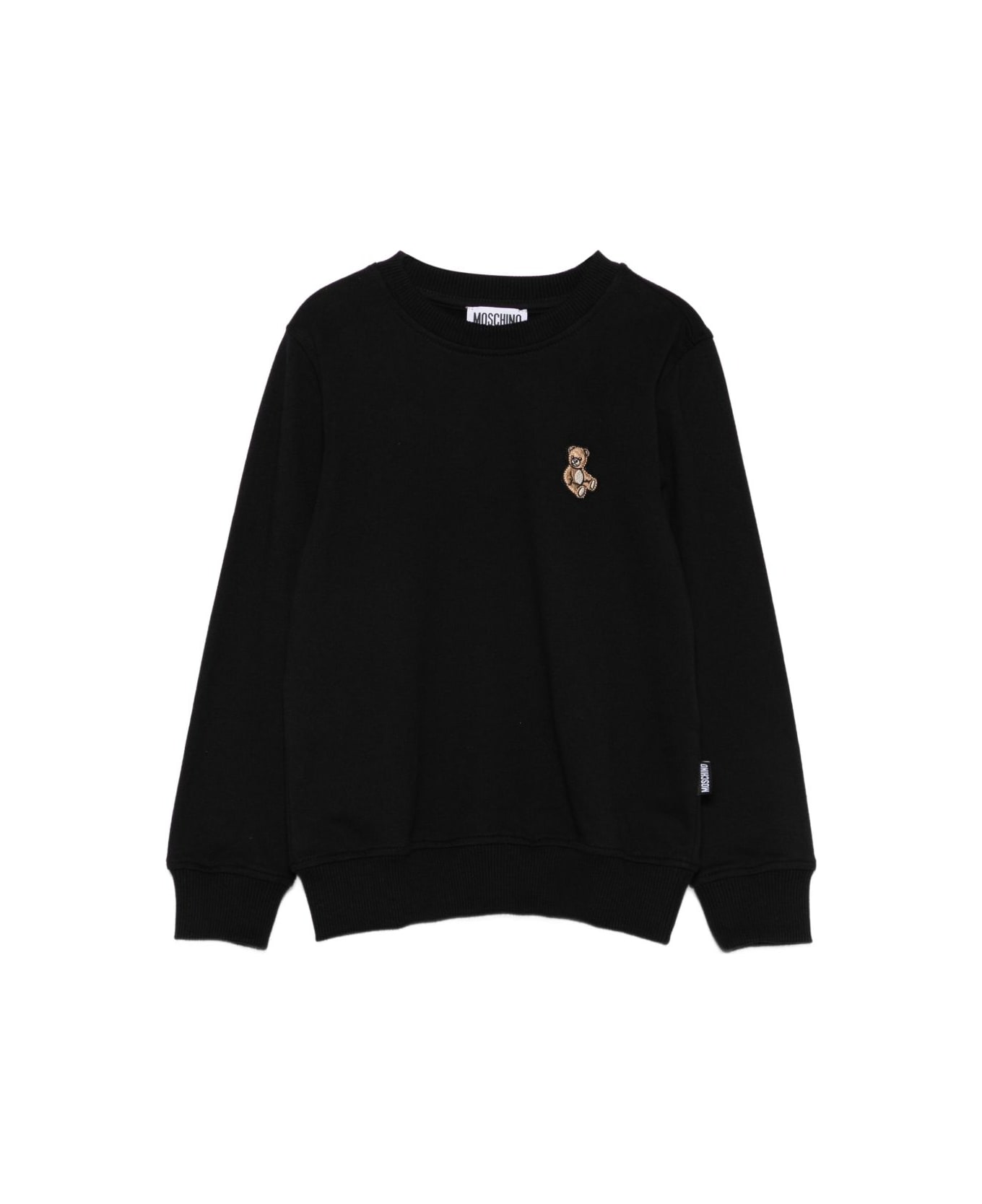 Moschino Kids Embroidered Sweatshirt - Black