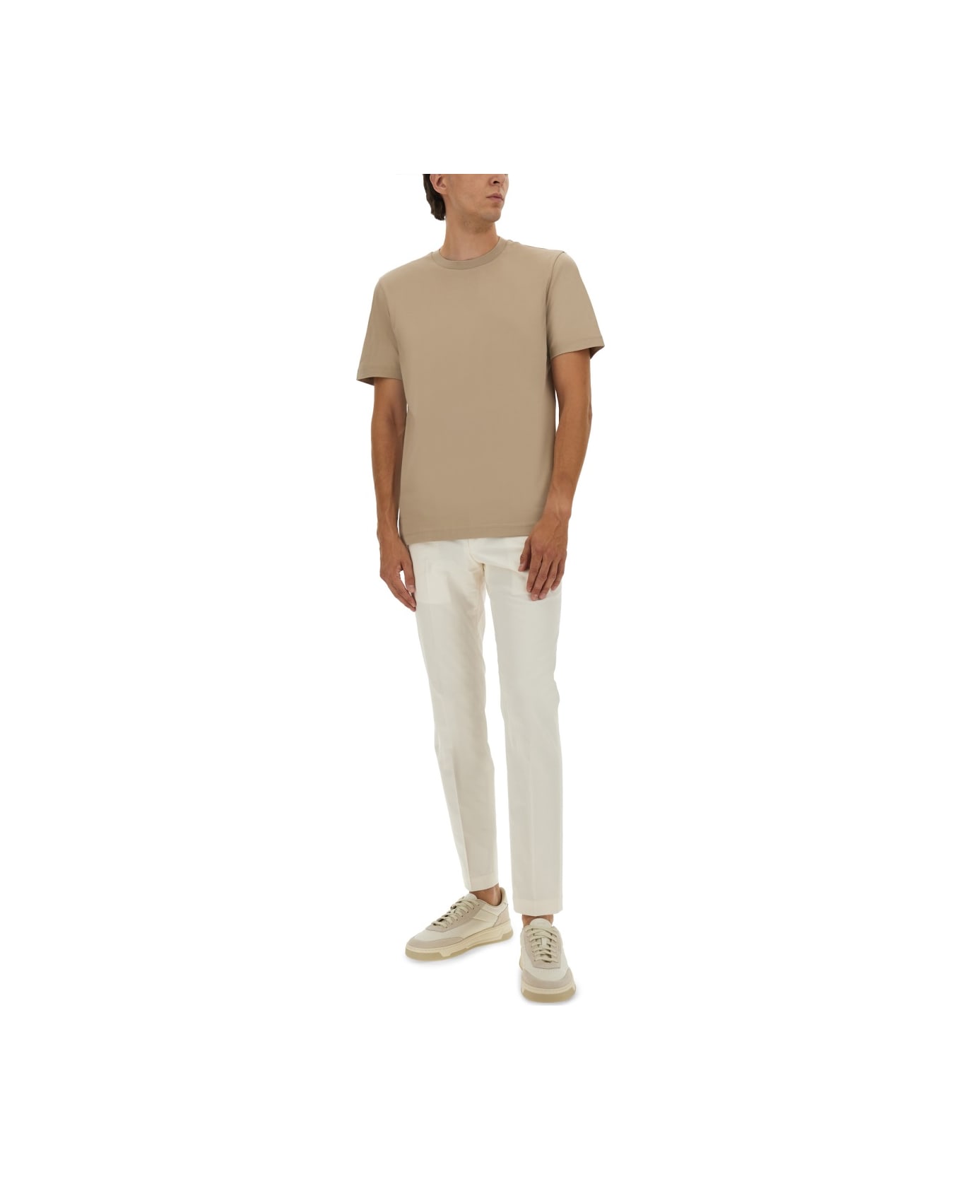 Hugo Boss "l-tesar 14" T-shirt - BEIGE