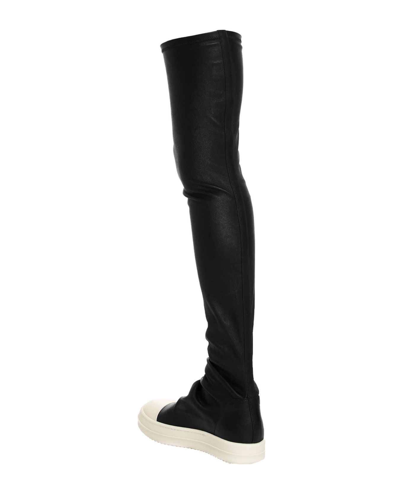 Rick Owens 
high Stocking Sneaks
 Boots - White/Black