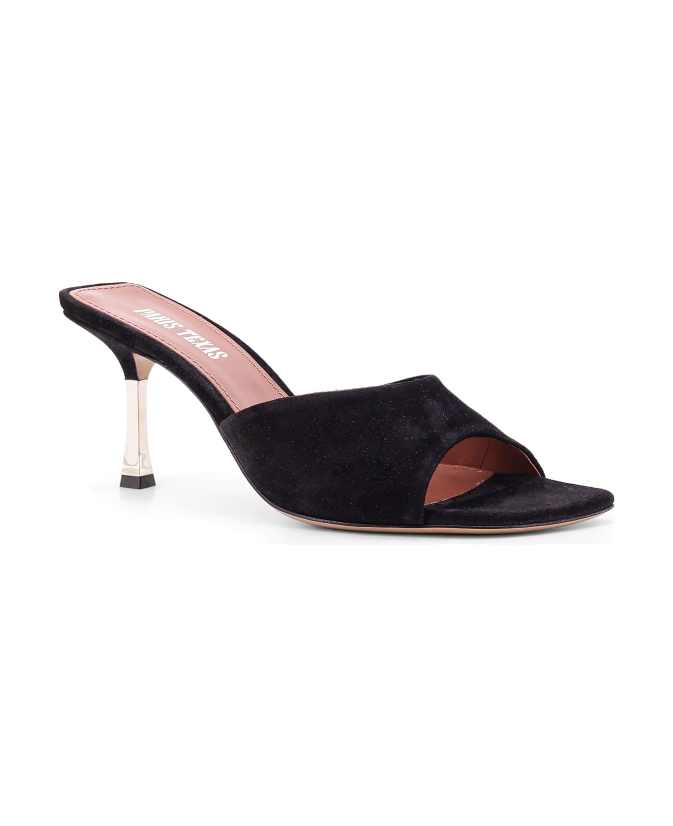 Paris Texas Lorena Suede Sandals - Black