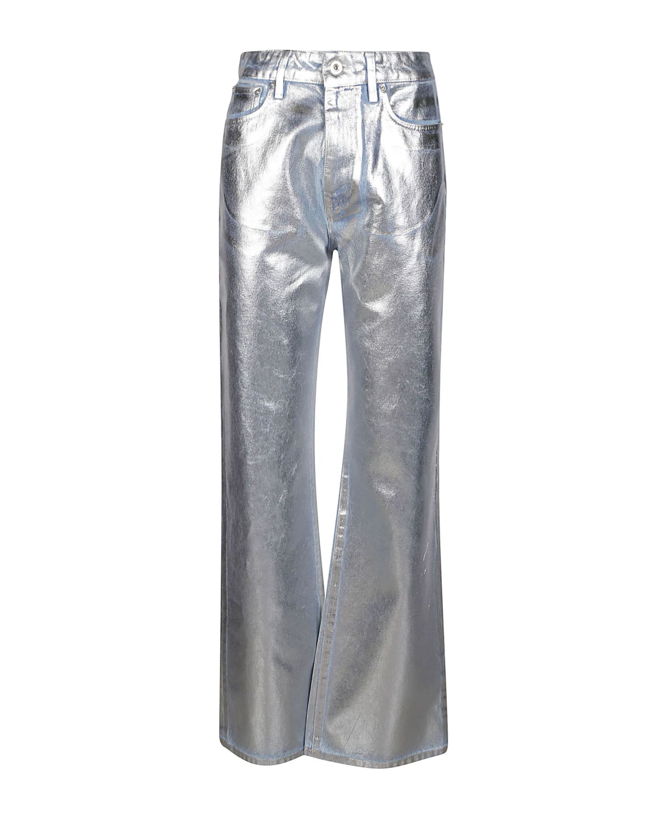 Paco Rabanne Metallic Pant - Light Silver