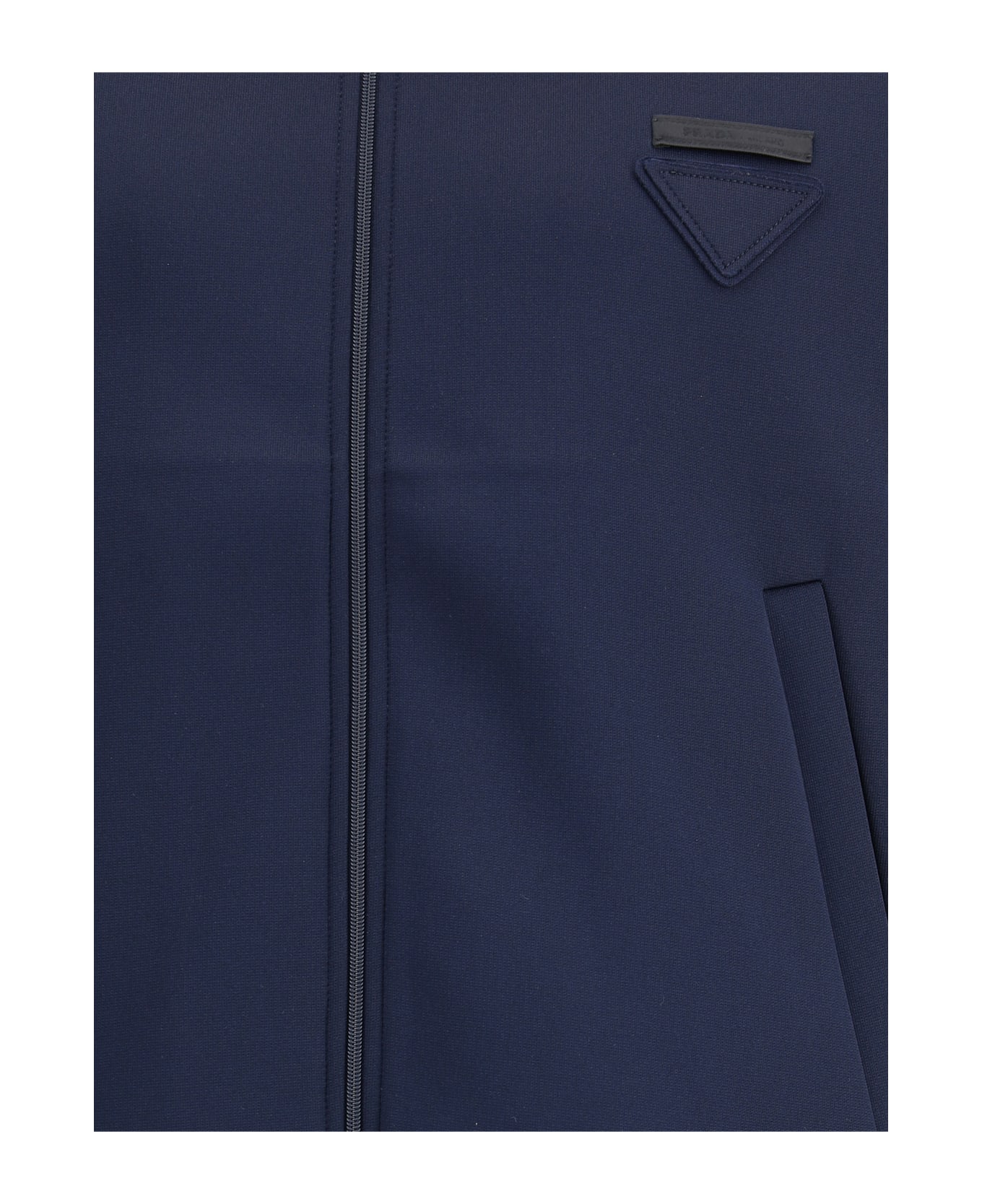 Prada Logoed Sweatshirt - Blue