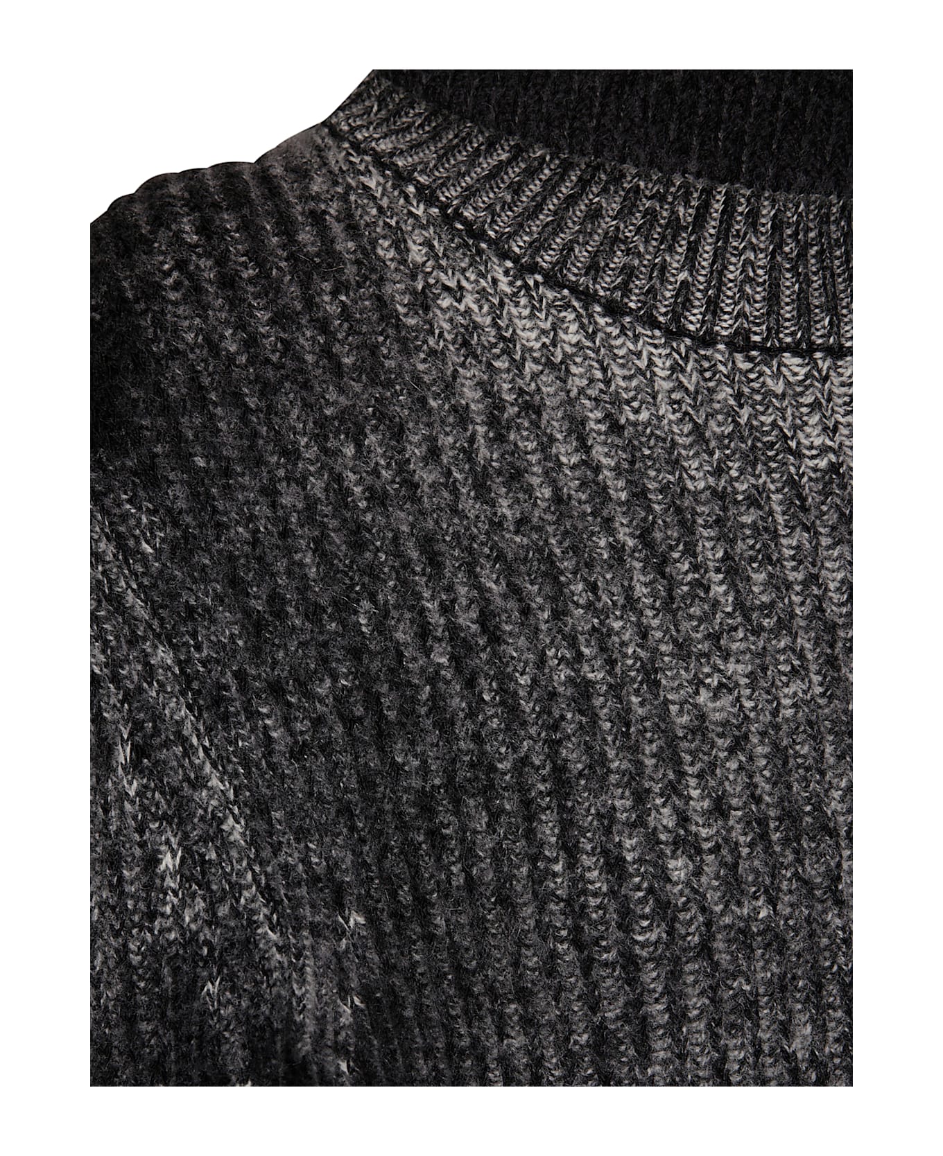 Acne Studios Turtleneck Knitted Sweaters - ANTHRACITE GREY