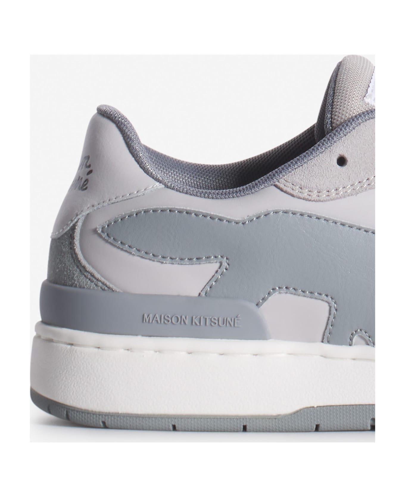 Maison Kitsuné Chiru Trainers - Patina Grey Sea Salt