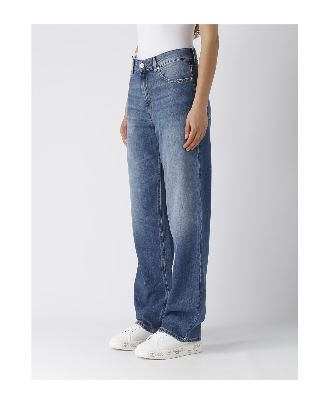 PT Torino Cotton Jeans - DENIM CHIARO