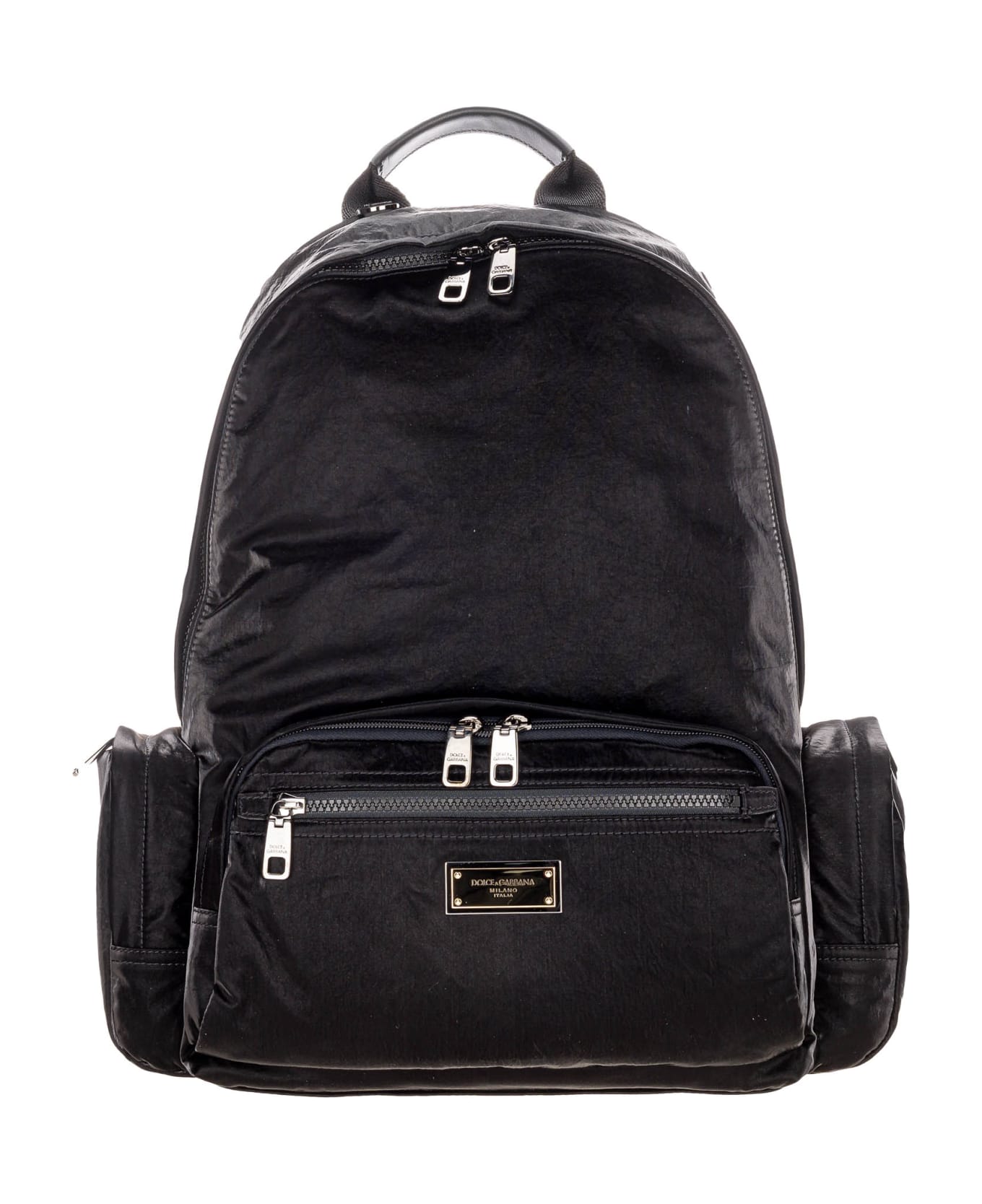 Dolce & Gabbana Nero Sicilia Dna Nylon Backpack - BLACK