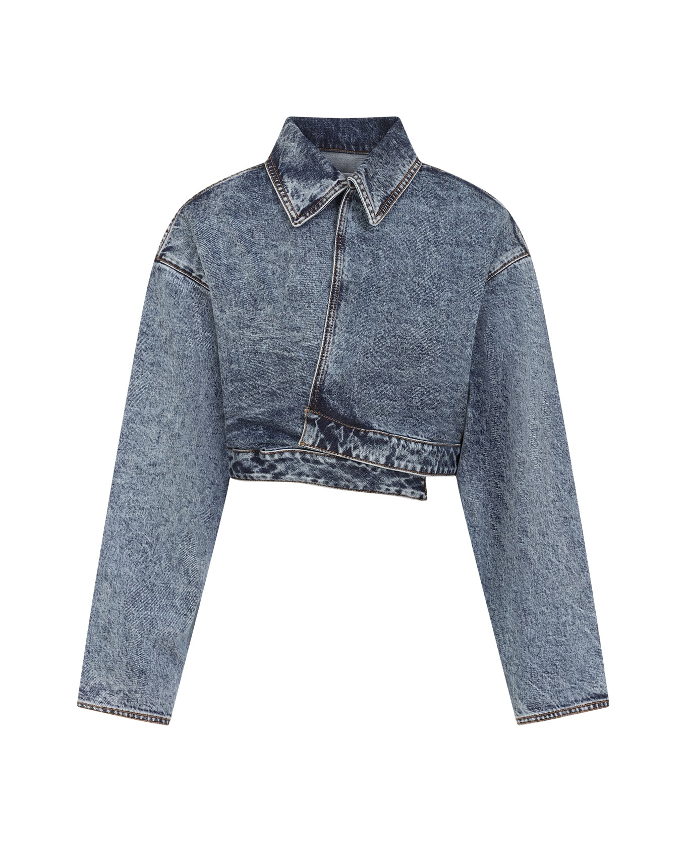 Alaia Alaïa Spiral Jacket - Bleu Neige