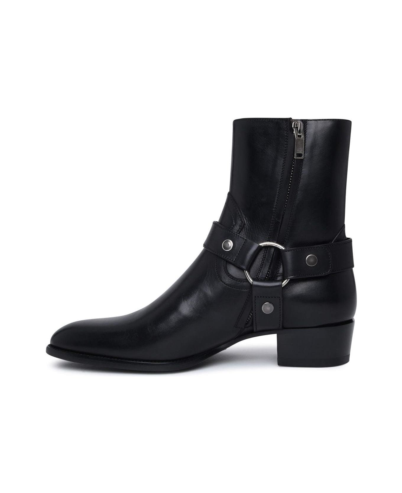 Saint Laurent Wyatt Harness Boots
