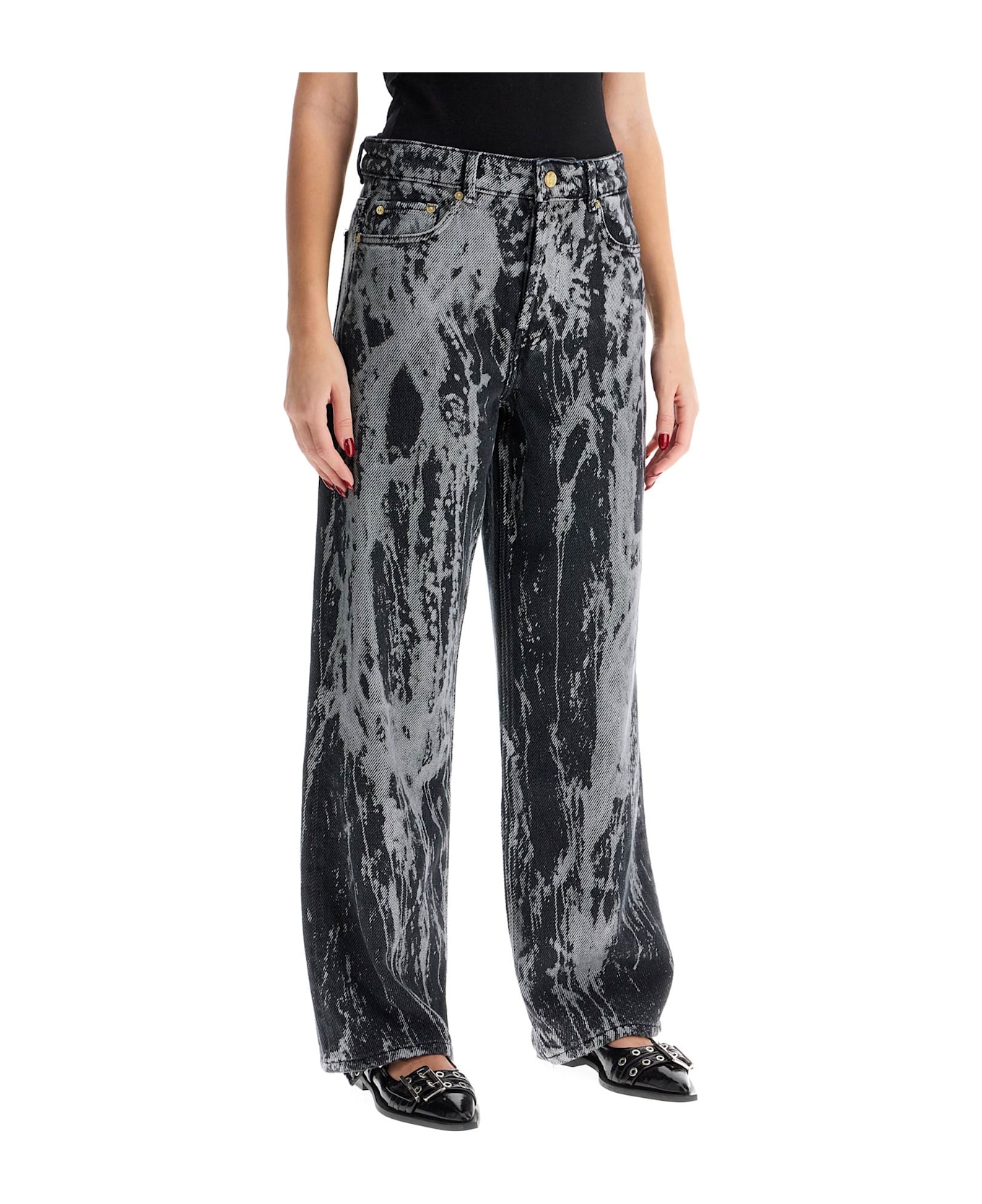 Ganni Jeans - WASHED BLACK/BLACK (Black)