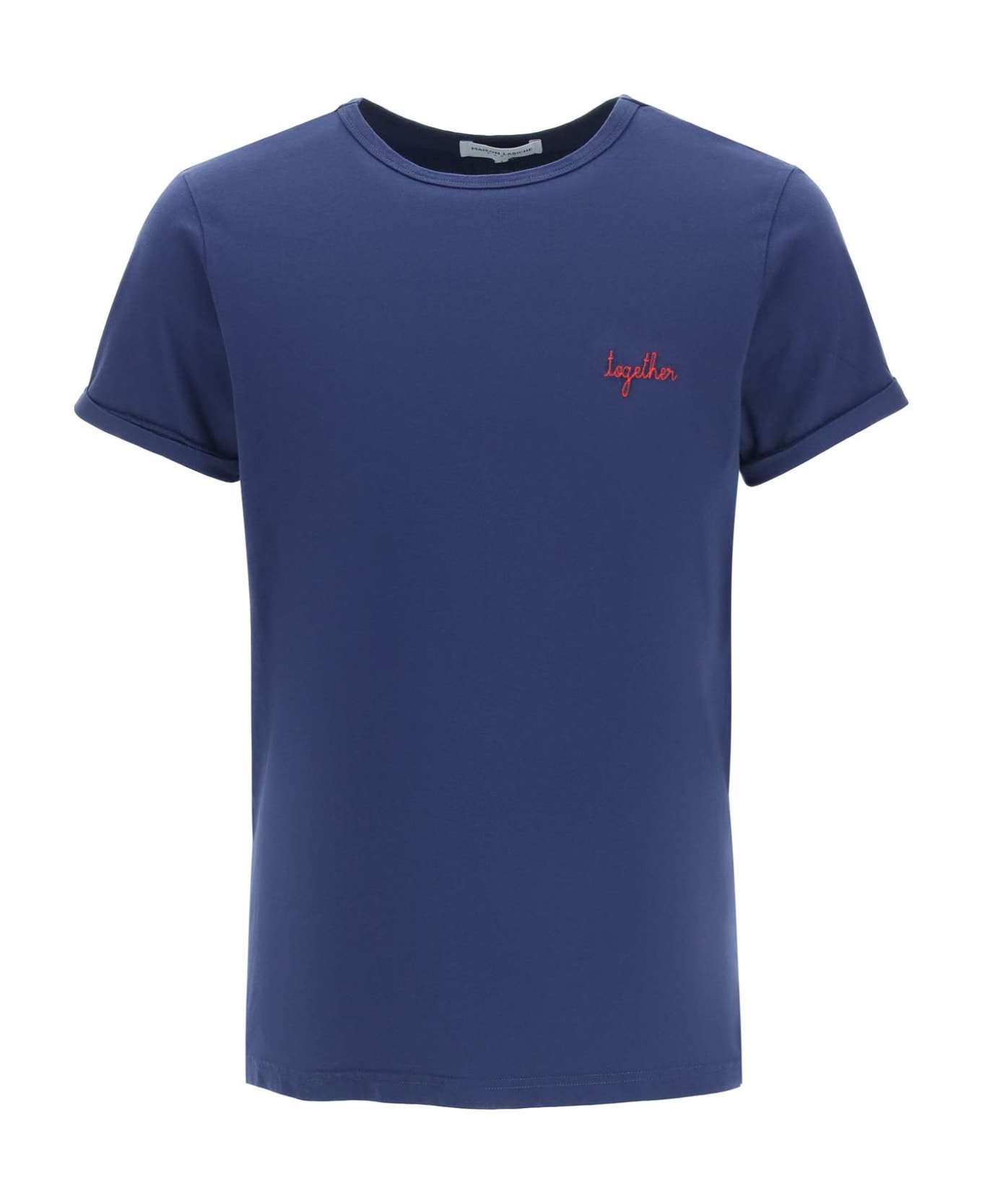 Maison Labiche "together" Villiers T-shirt - NAVY (Blue)