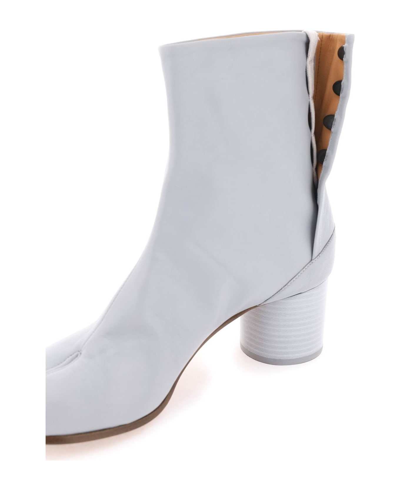 Maison Margiela Leather Tabi Ankle Boots - BREEZE (Grey)