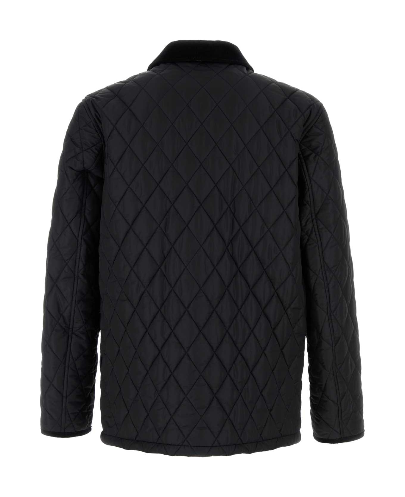 Burberry Black Nylon Jacket - BLACK