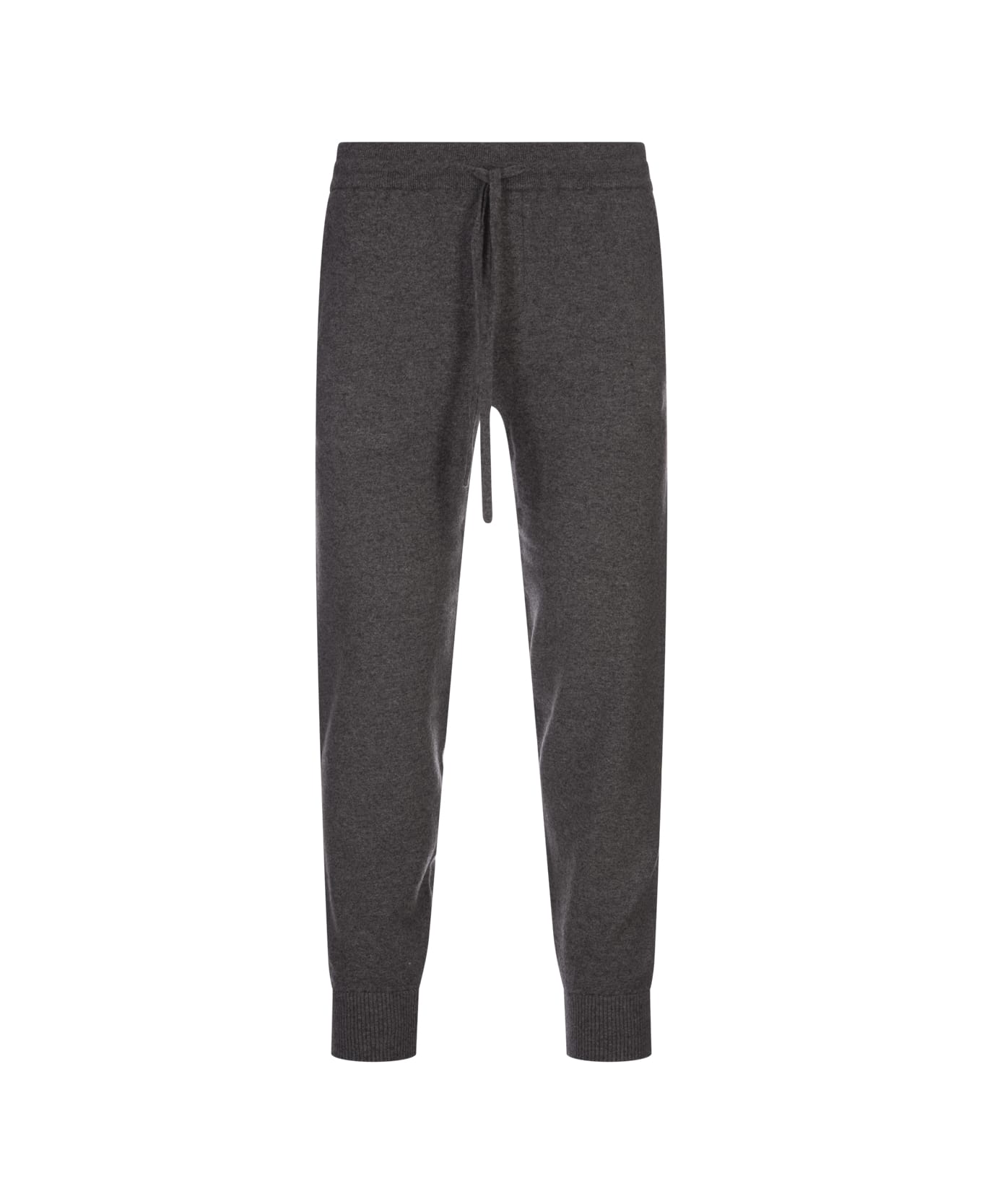 Vince Slim Fit Joggers In Grey Knitwear - Grey