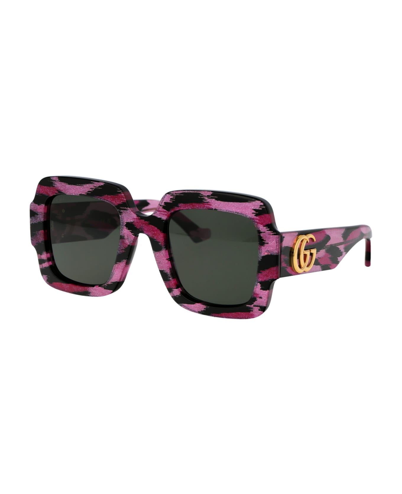 Gucci Eyewear Gg1547s Sunglasses - 003 BLACK BLACK GREY