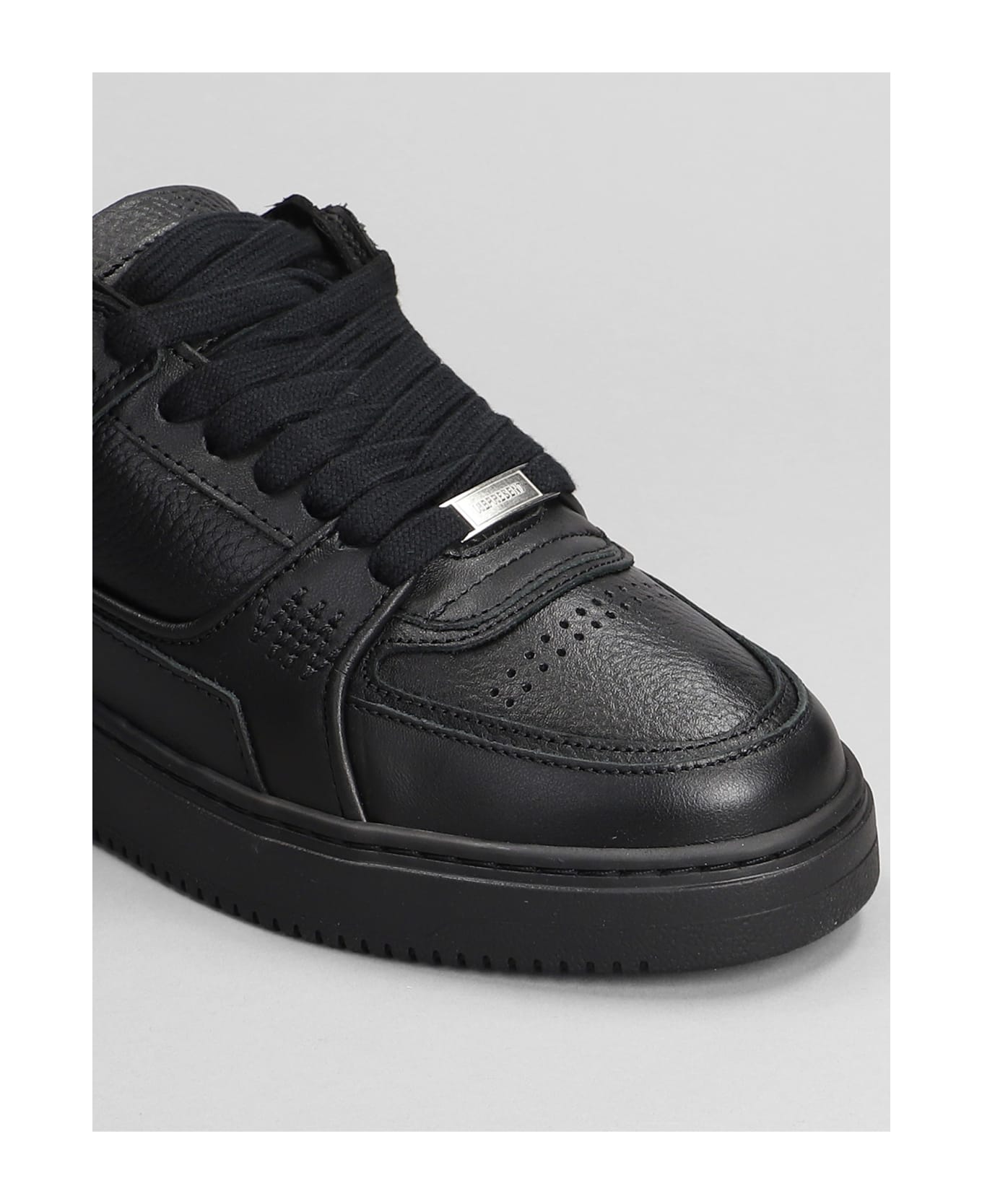 REPRESENT Apex Sneakers In Black Leather Sneakers - BLACK スニーカー
