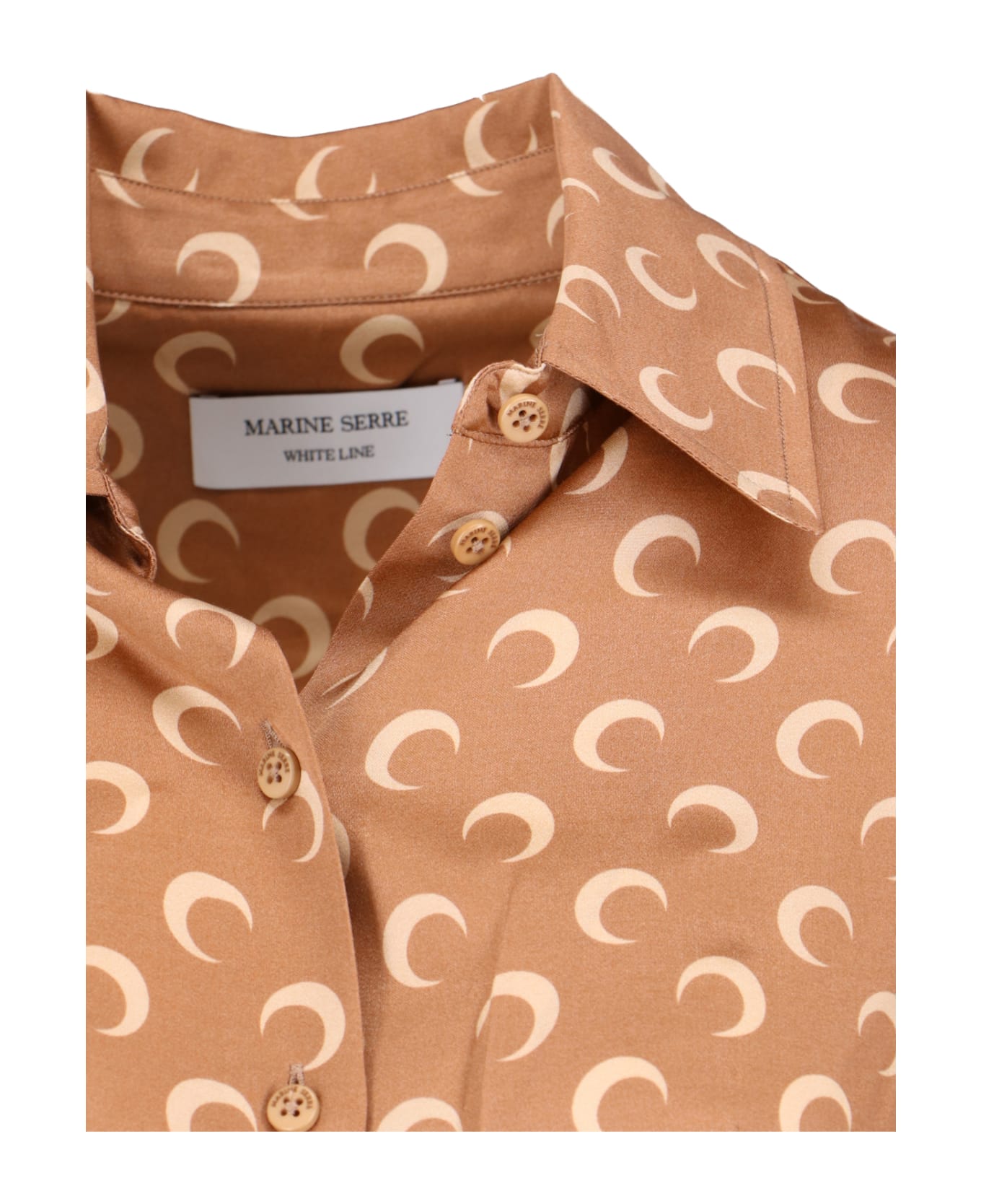 Marine Serre Classic 'flou' Shirt - PURPLE