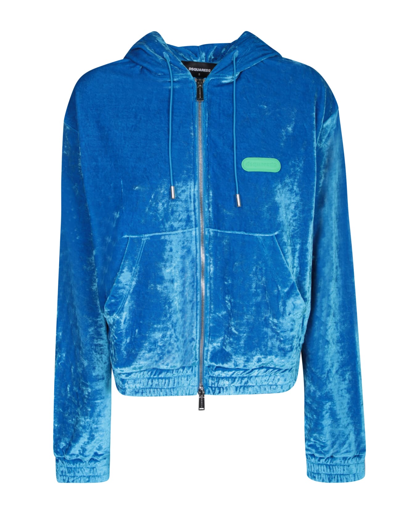 Dsquared2 Chenille Effect Hoodie - Blue ジャケット
