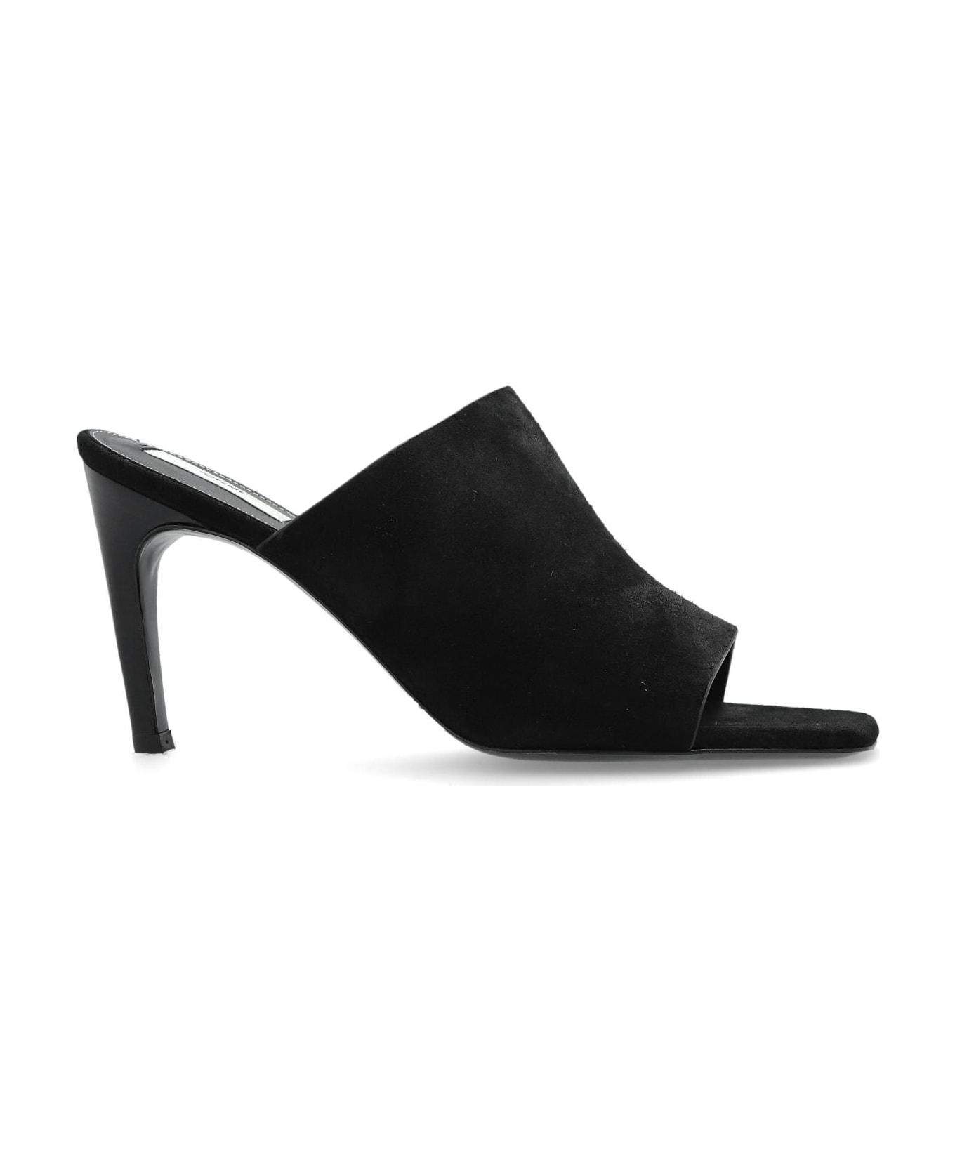 Totême Toteme Suede Heeled Mules - Black