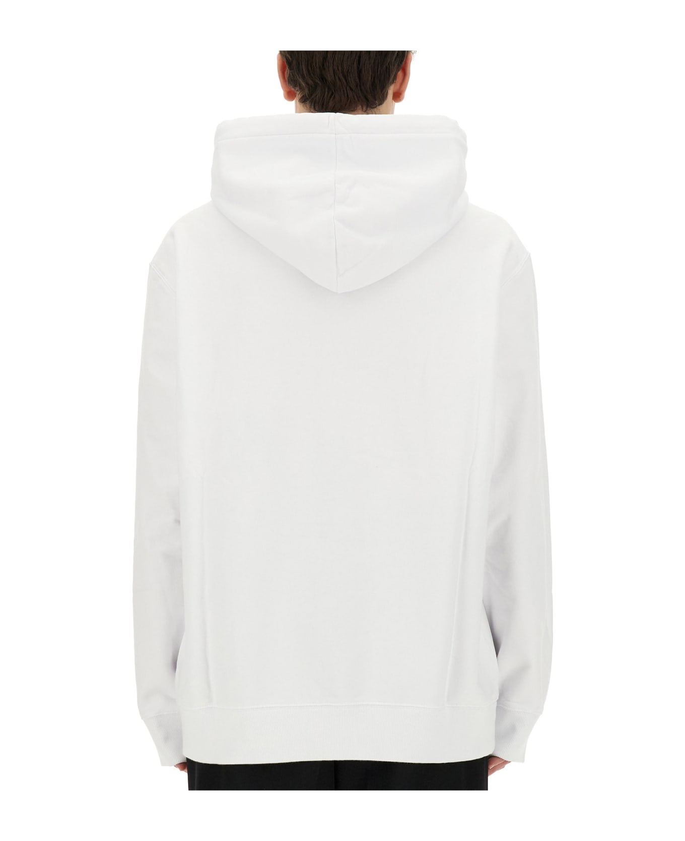 Lanvin Sweatshirt With Logo - OPTIC WHITE フリース